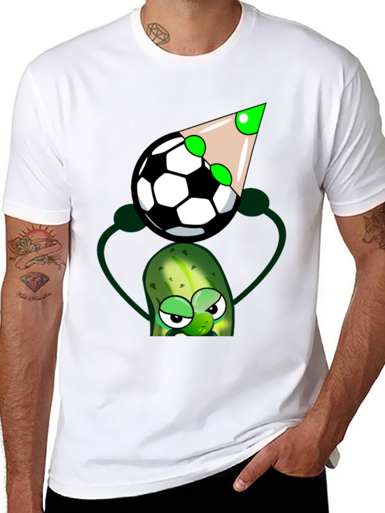 Pickle Rick Soccer T-Shirt