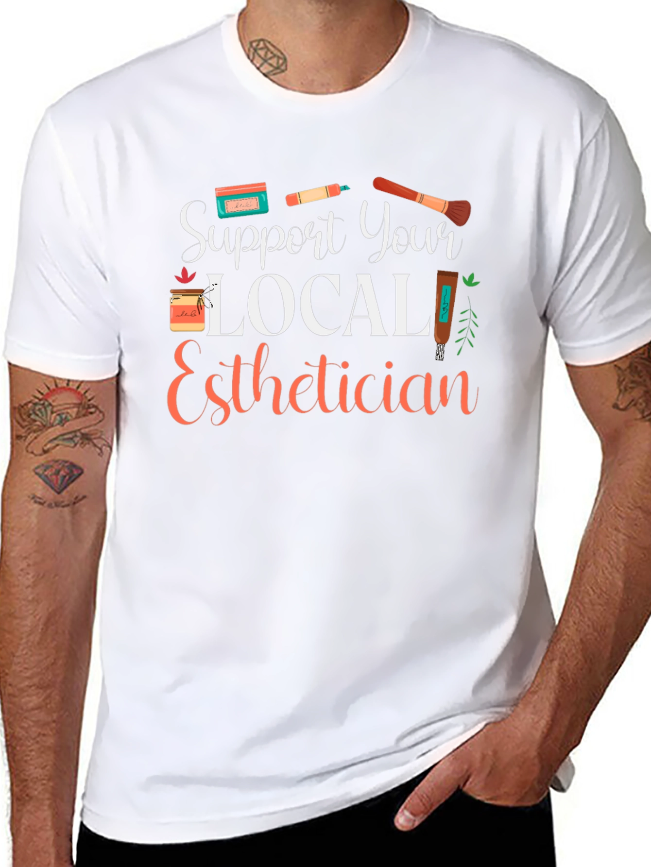Support Local Esthetician Graphic Tee