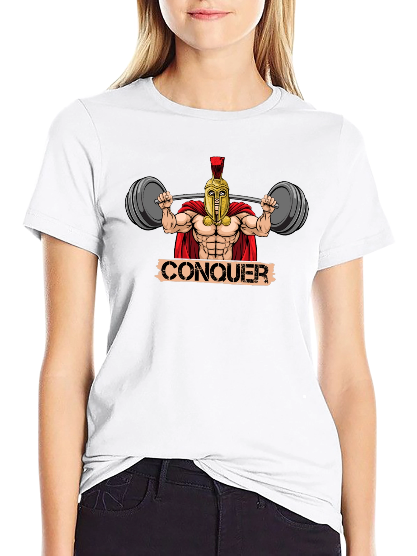 Conquer Spartan Gym T-Shirt