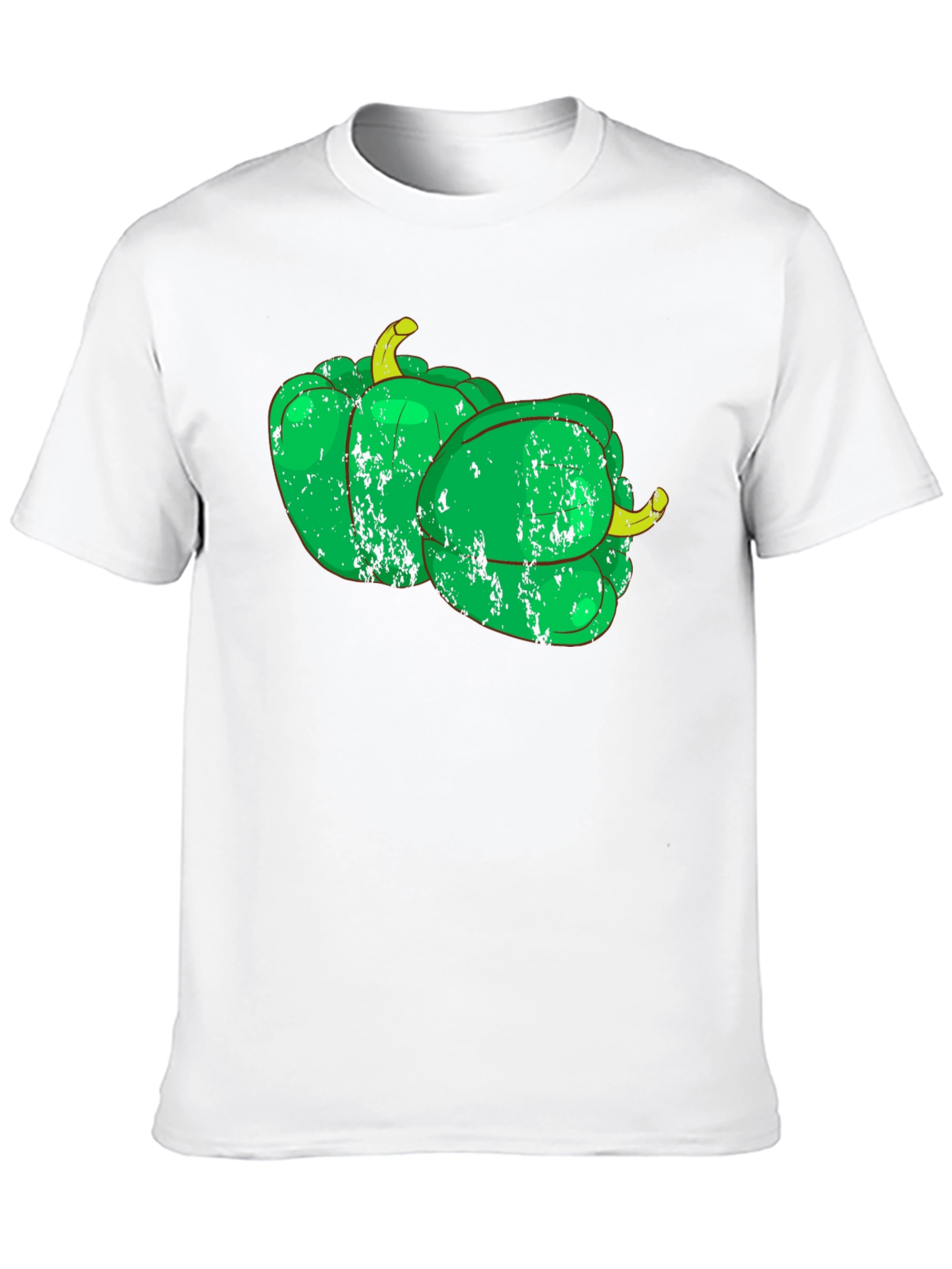 Green Pepper Graphic Tee - Fresh Style!