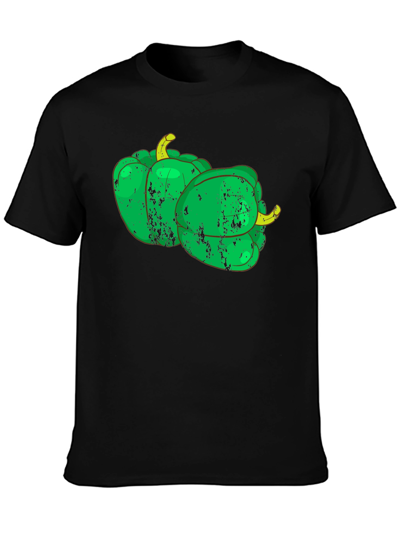 Green Pepper Graphic Tee - Fresh Style!