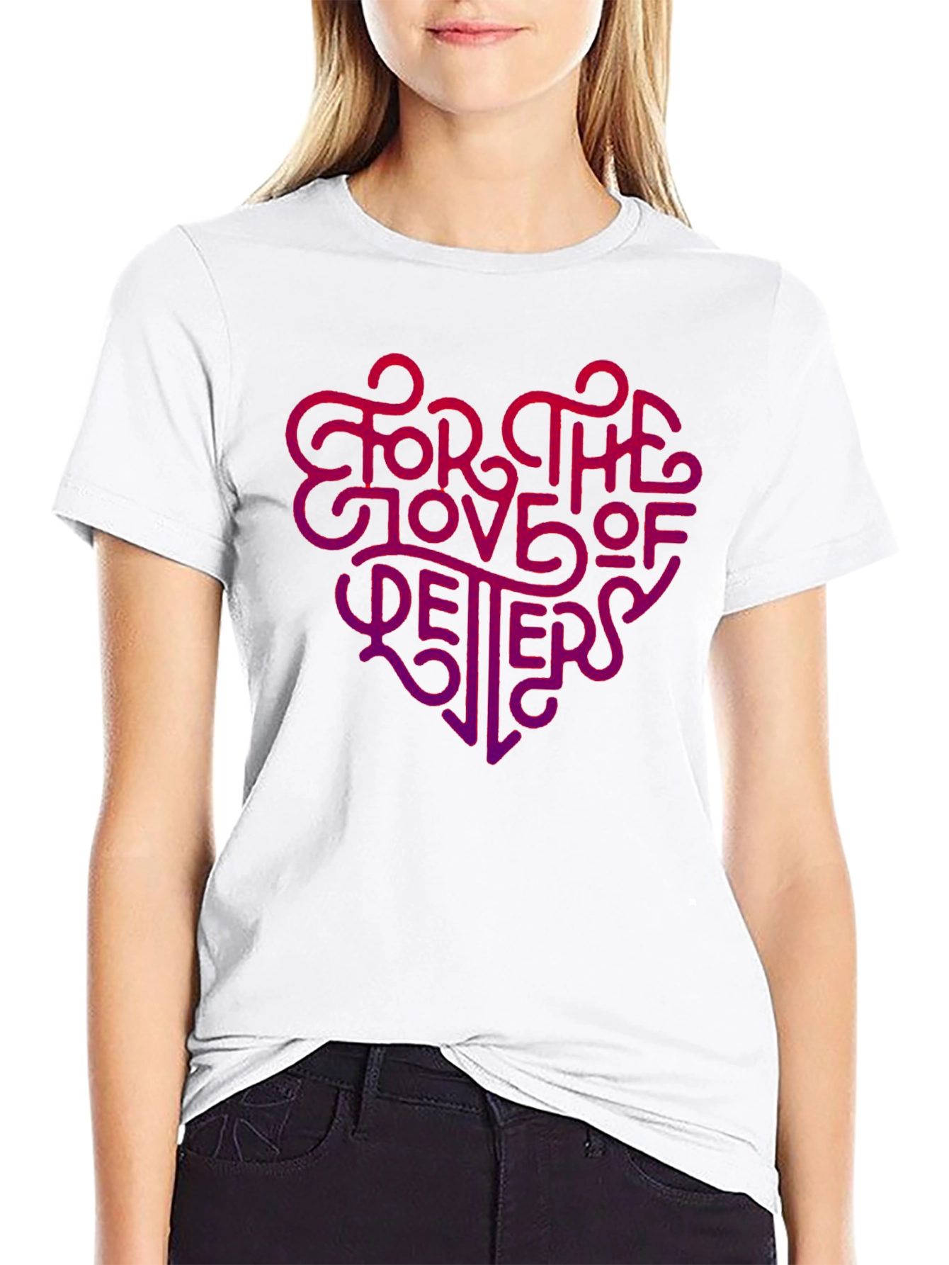 For the Love of Letters Graphic Tee