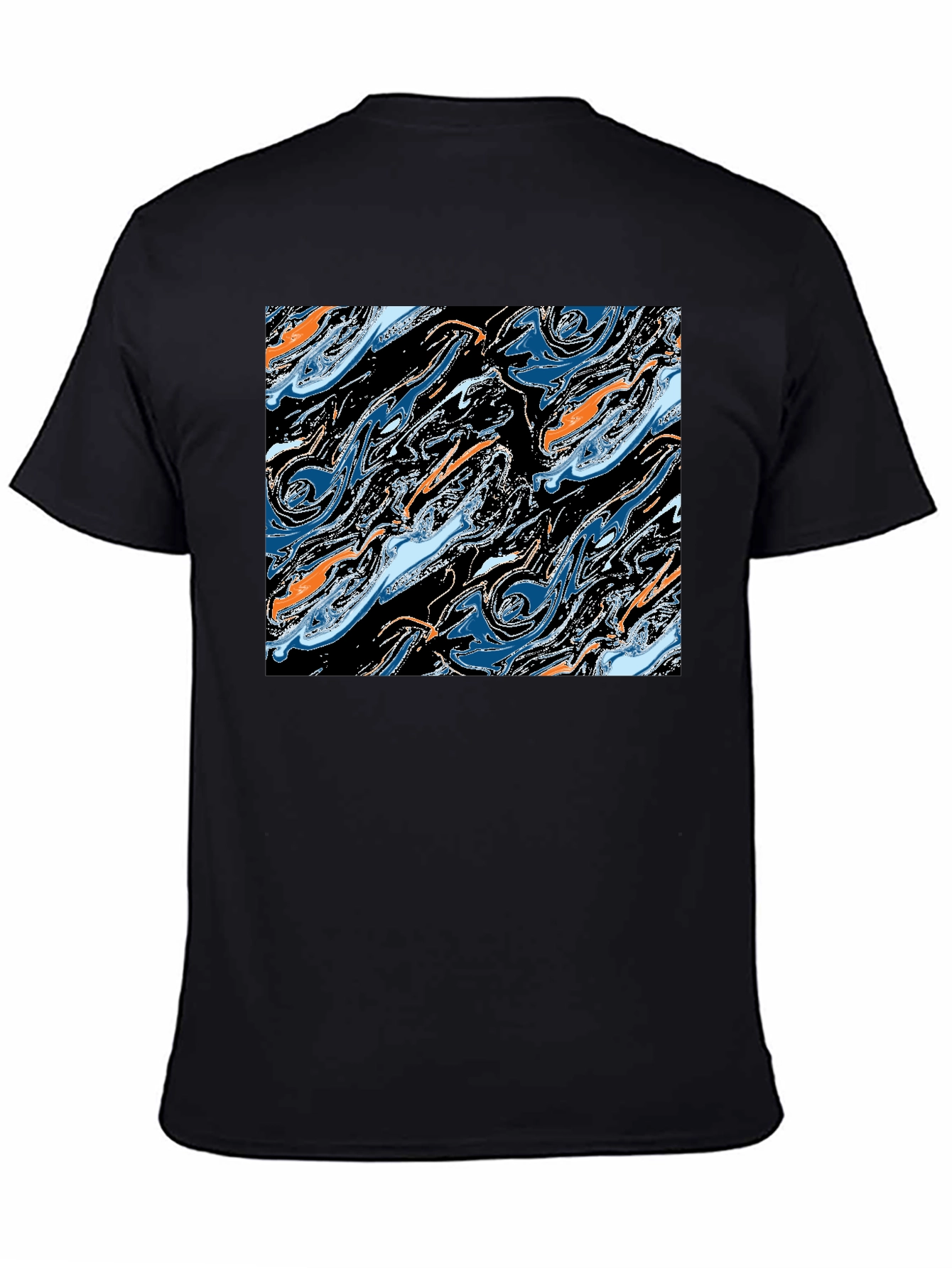 Abstract Swirl Graphic Tee - Modern Art T-Shirt