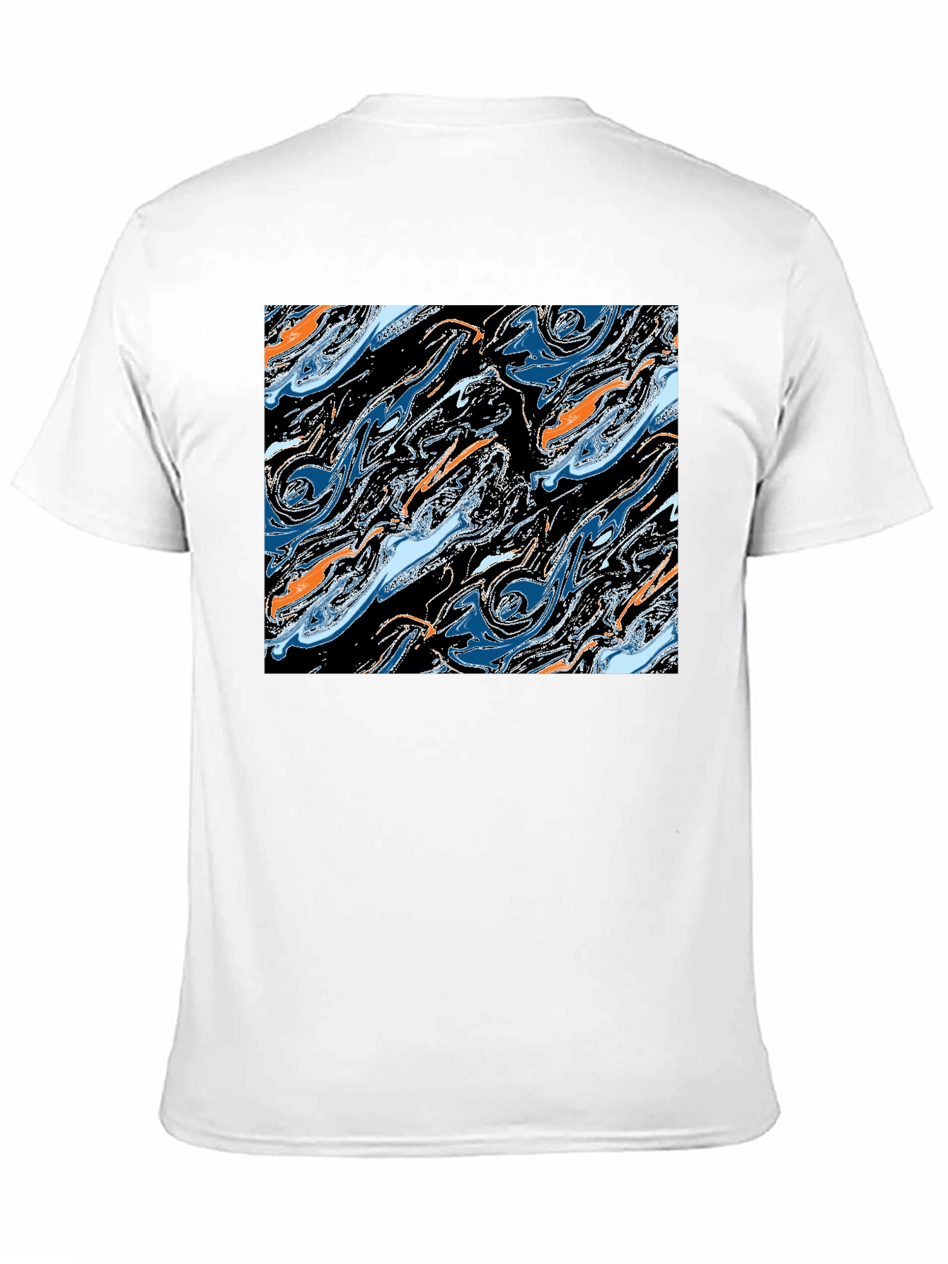 Abstract Swirl Graphic Tee - Modern Art T-Shirt
