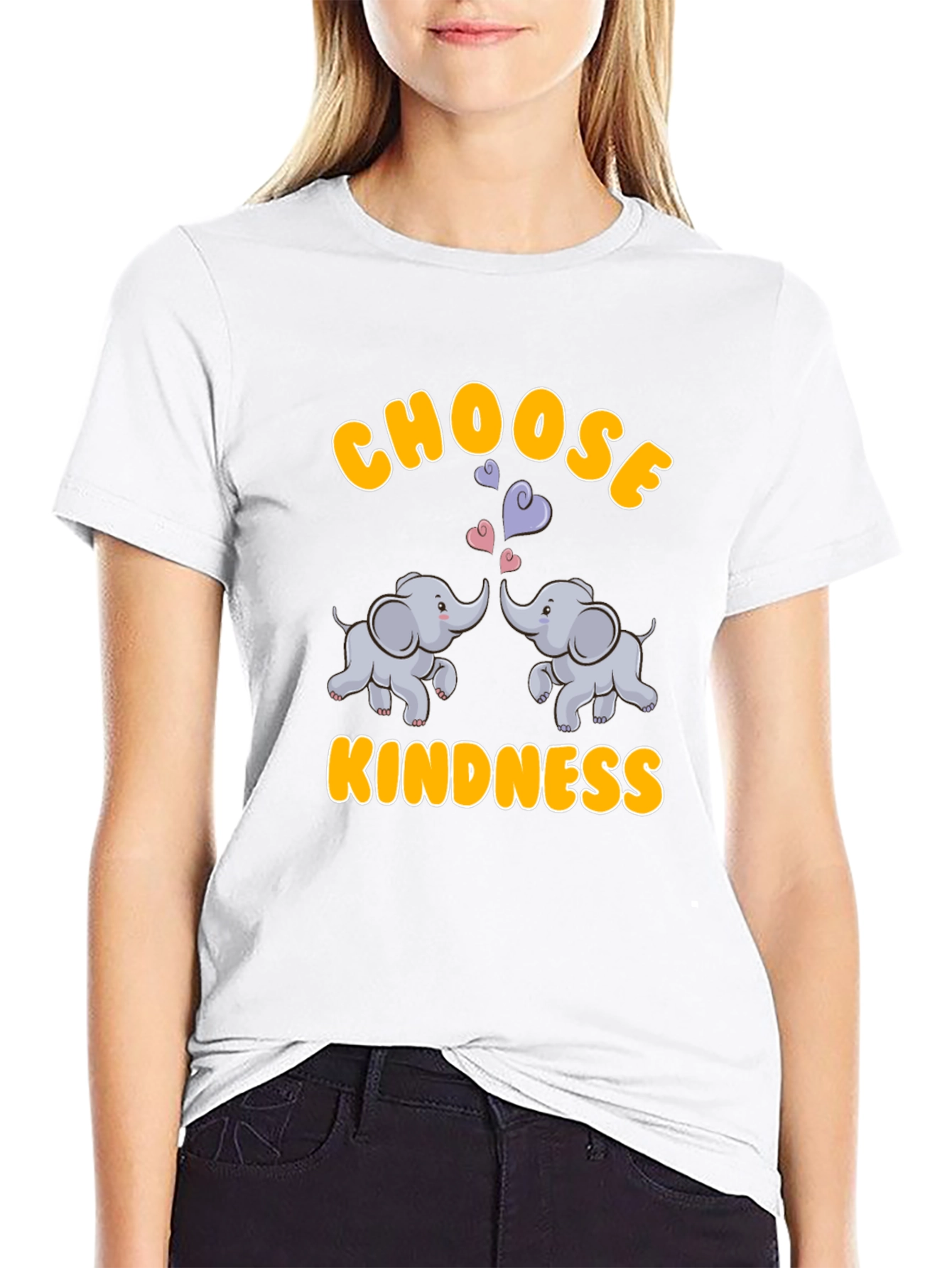 Choose Kindness Elephant Graphic Tee