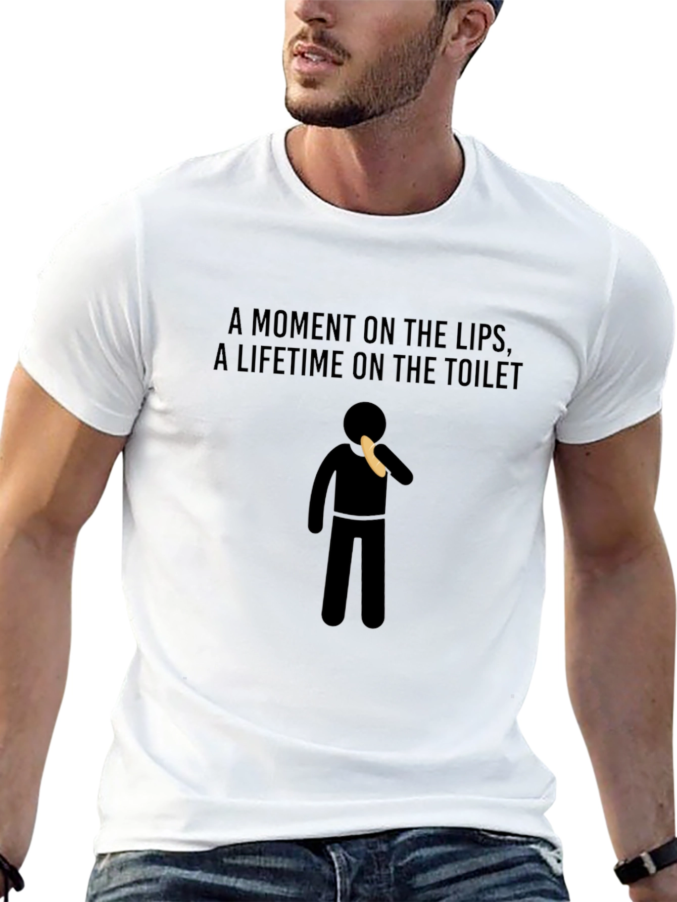 Funny A Moment on the Lips Graphic Tee
