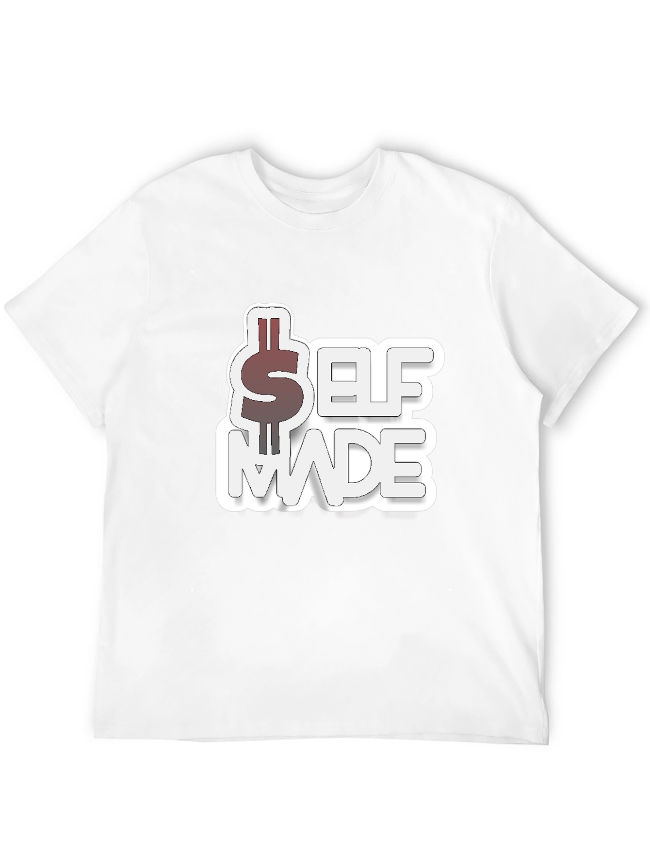 Self Made Black Graphic T-Shirt