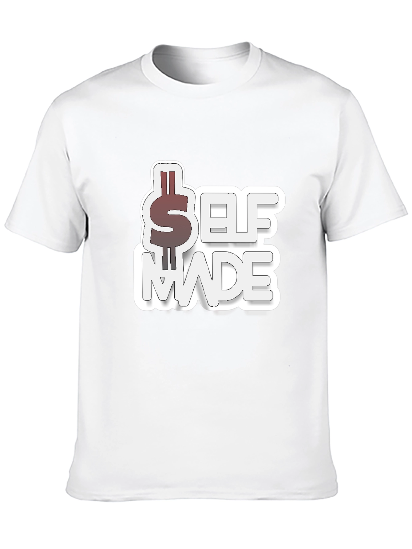 Self Made Black Graphic T-Shirt