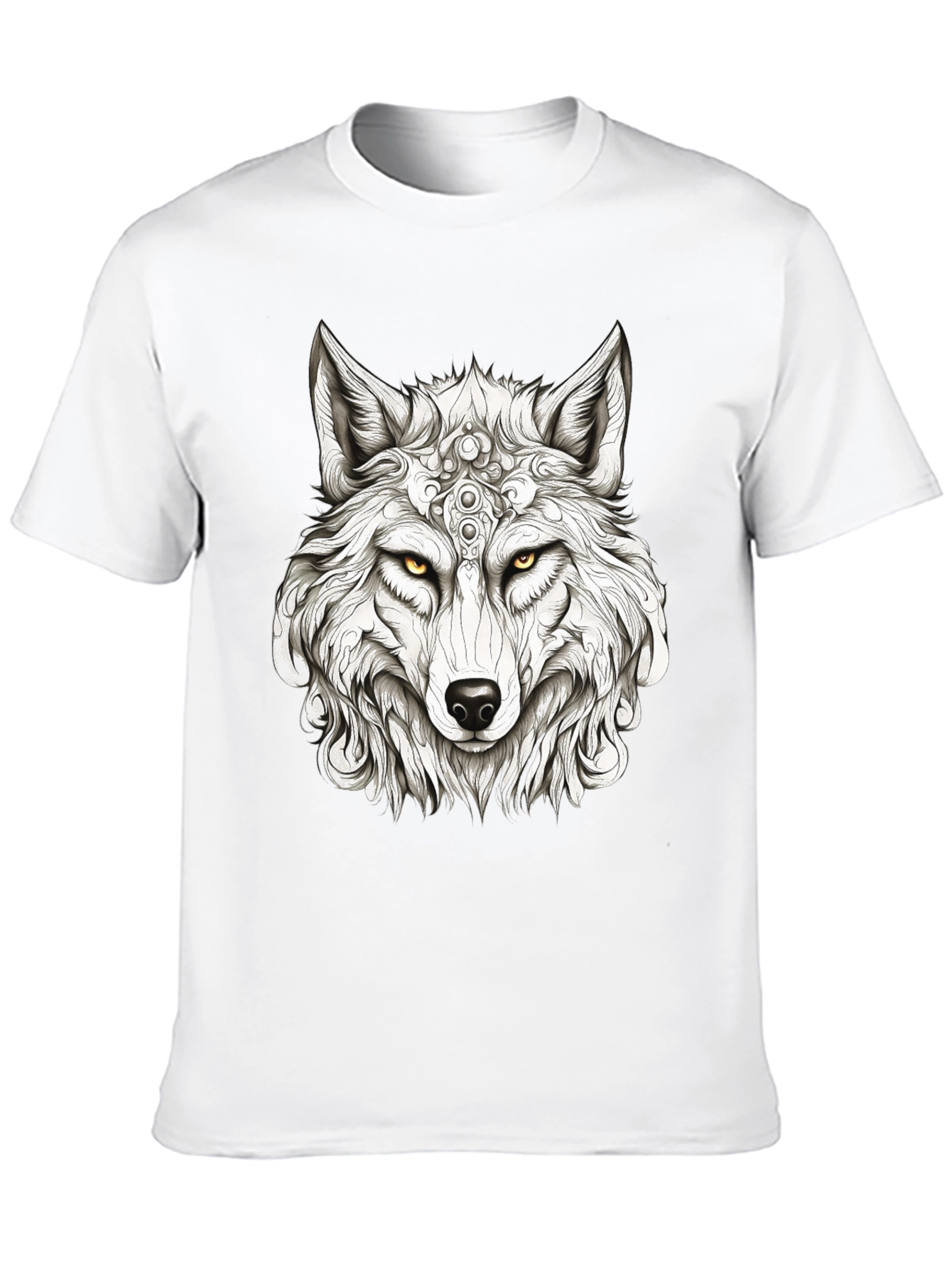 Wolf Graphic Print T-Shirt