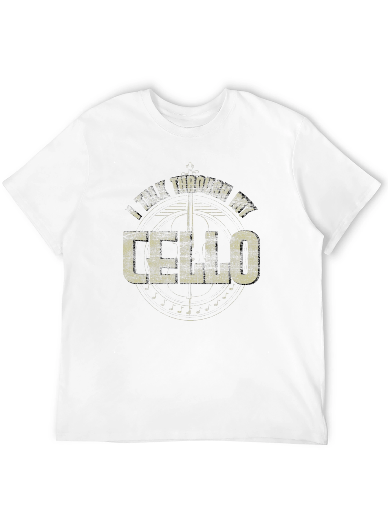 I Think Through My Cello Graphic Tee
