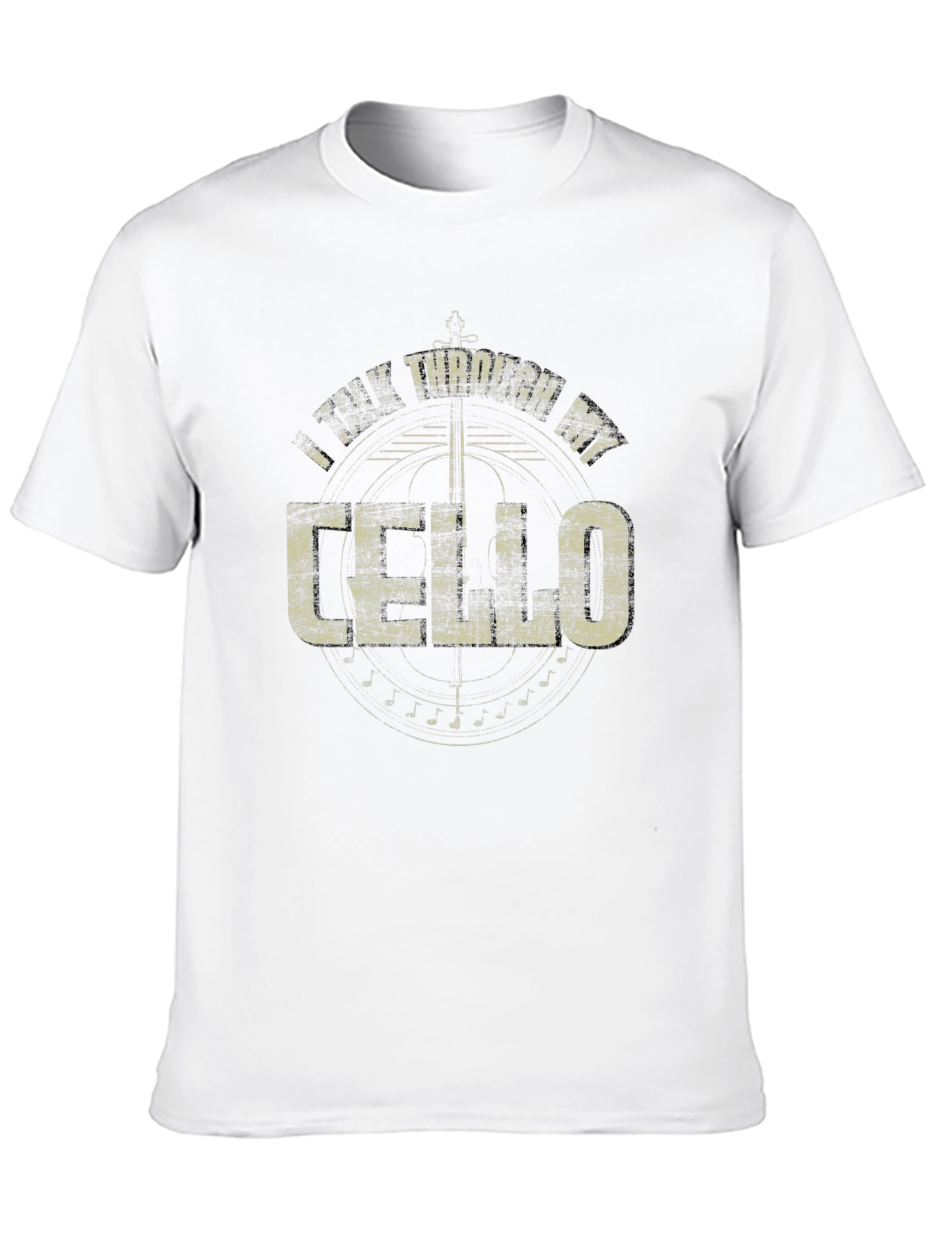 I Think Through My Cello Graphic Tee