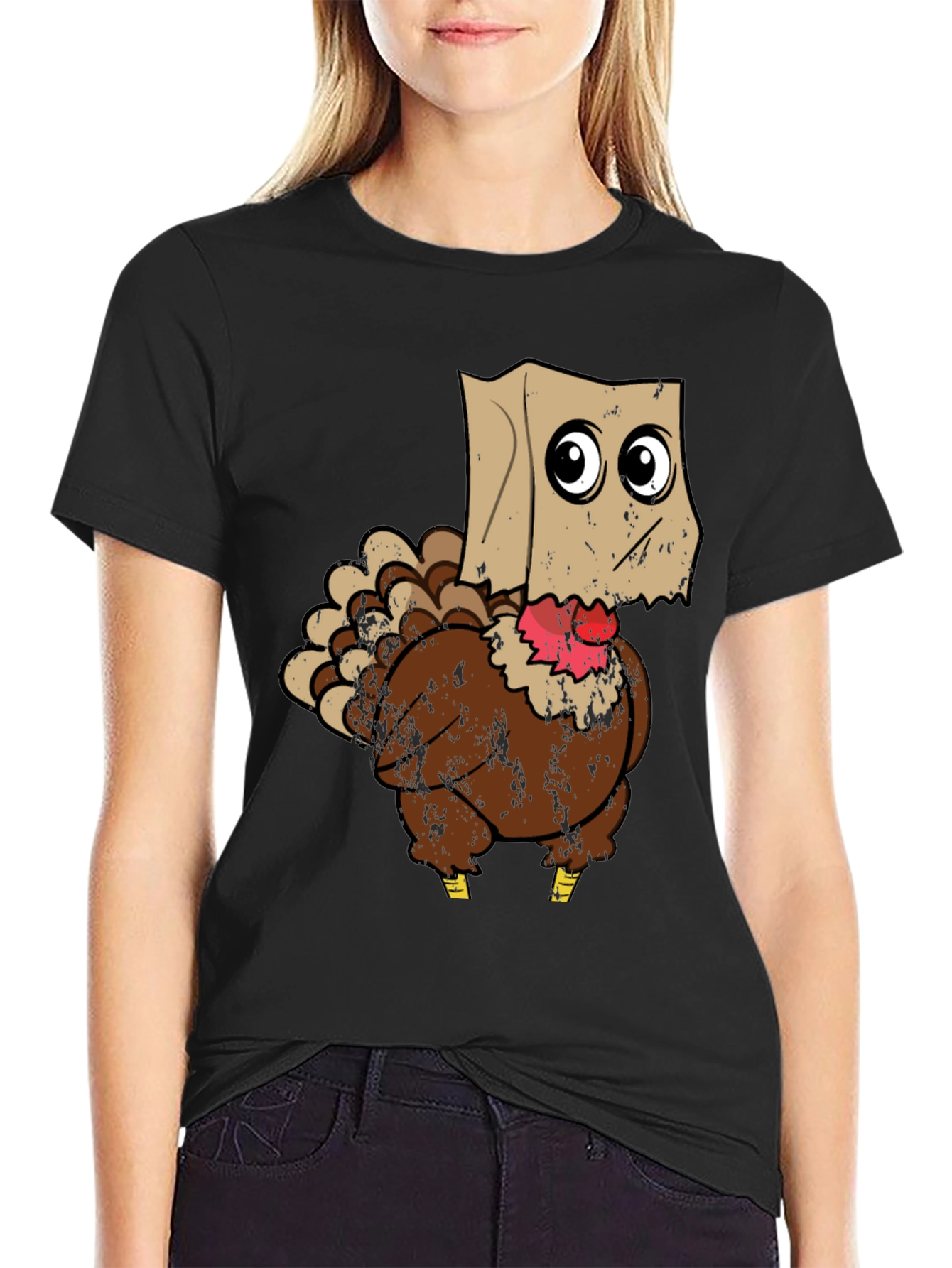 Turkey with Paper Bag T-Shirt