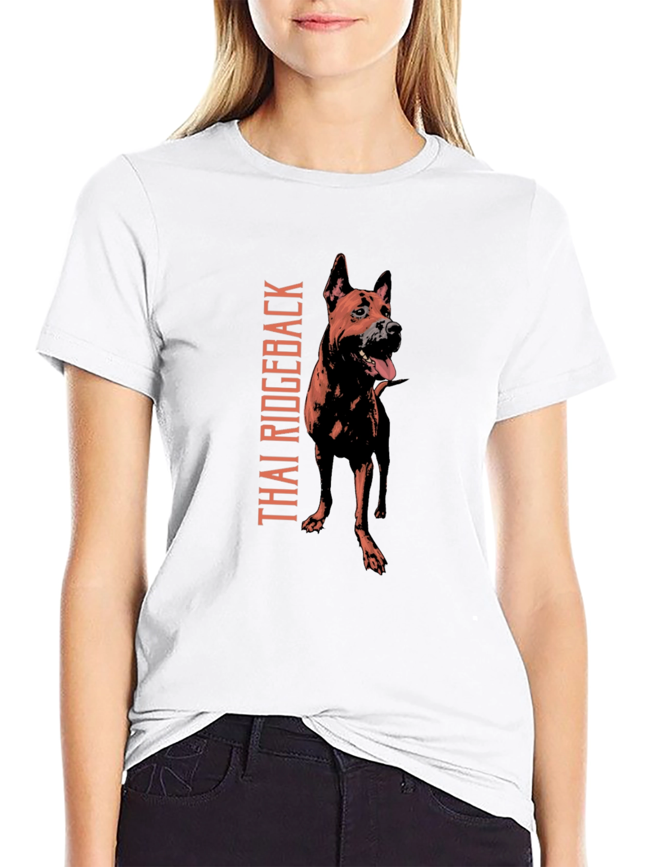 Thai Ridgeback Dog Graphic Tee - Unique Design