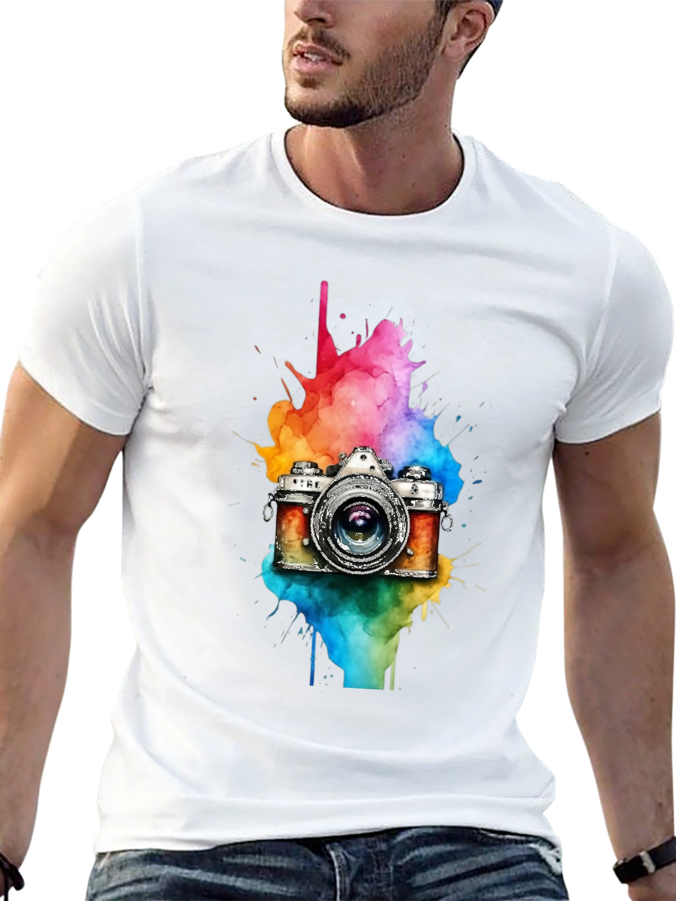 Colorful Camera T-Shirt