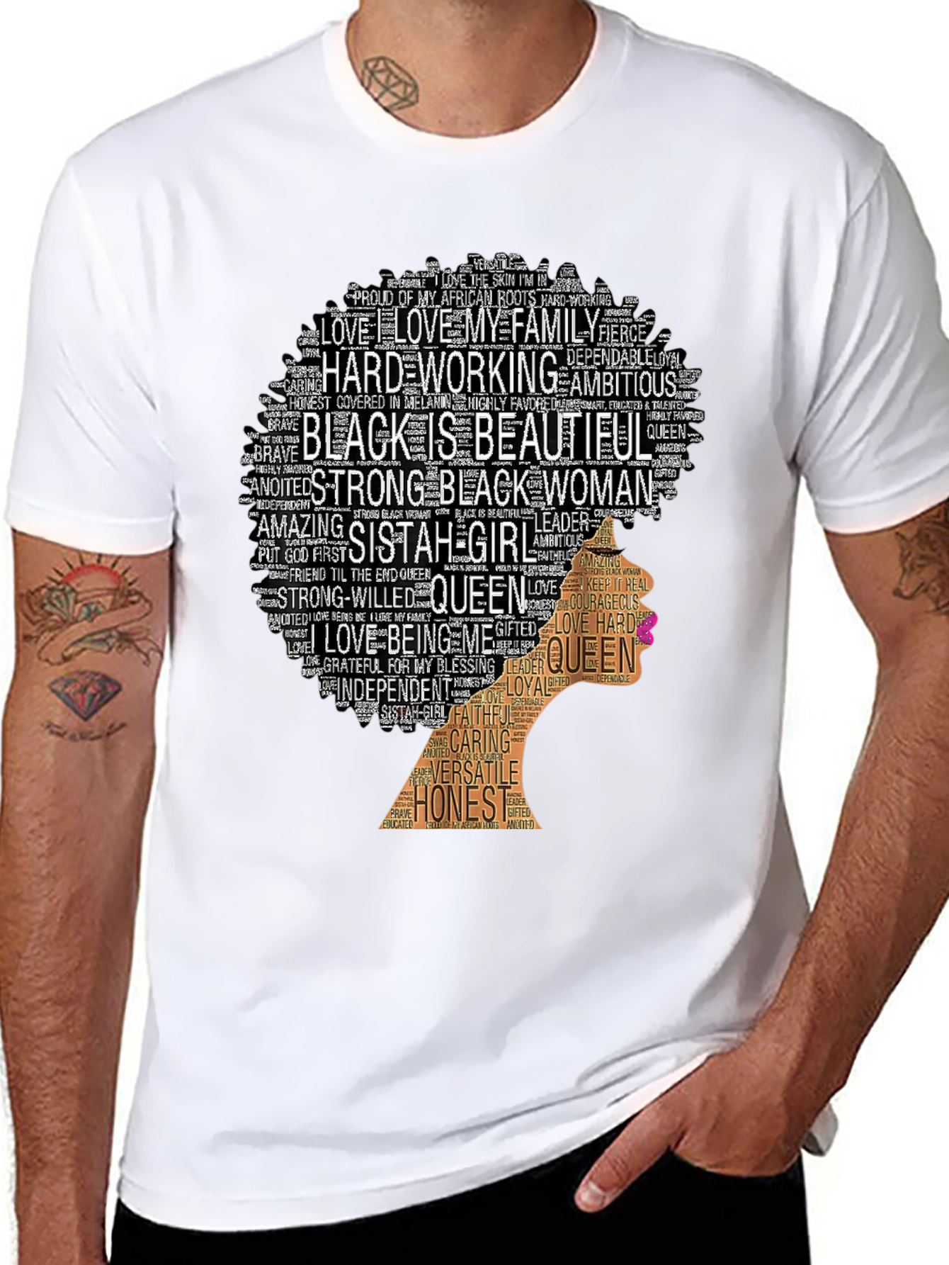 Empowered Black Woman Graphic T-Shirt