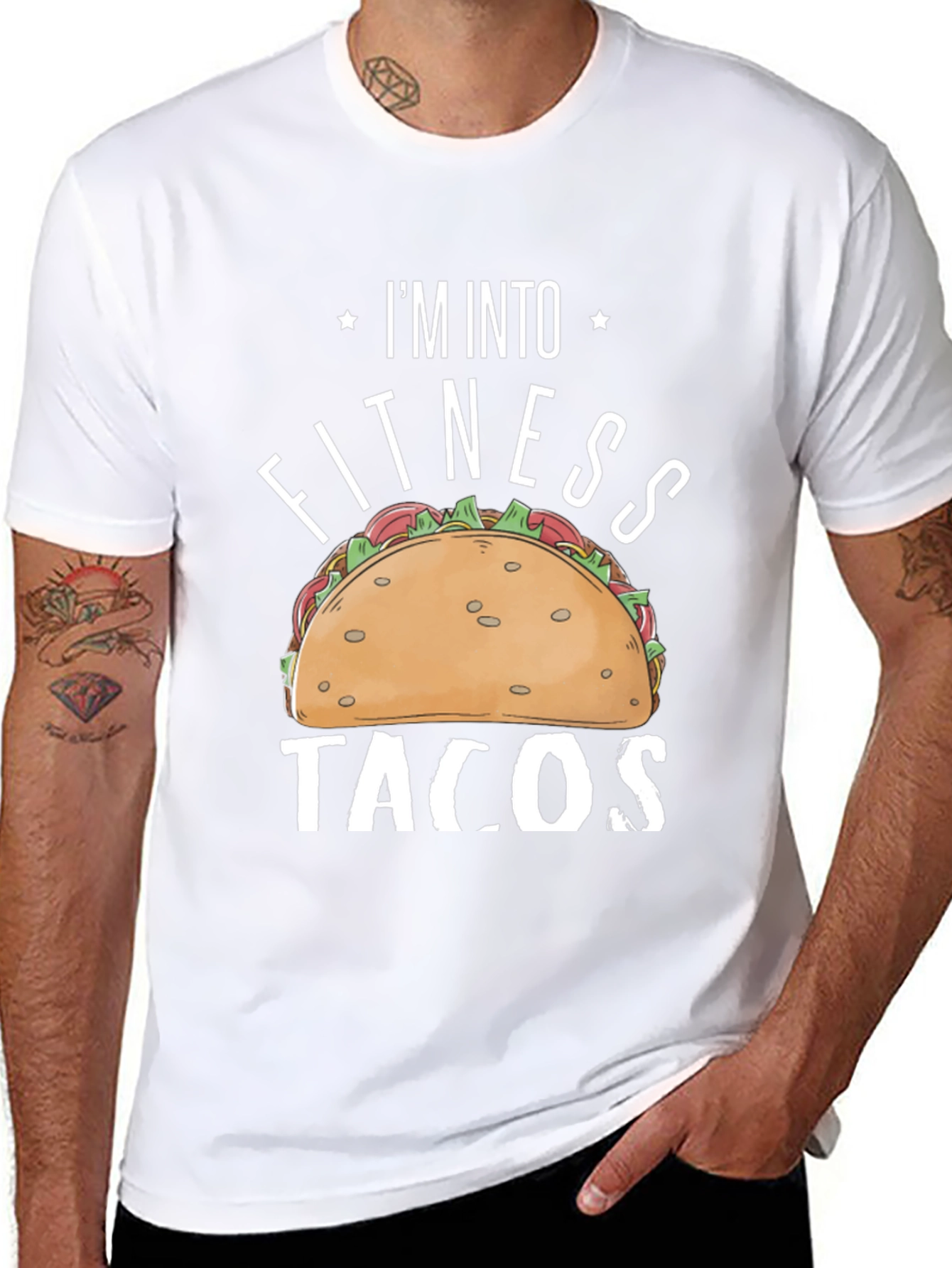 Im Into Fitness Tacos Graphic Tee