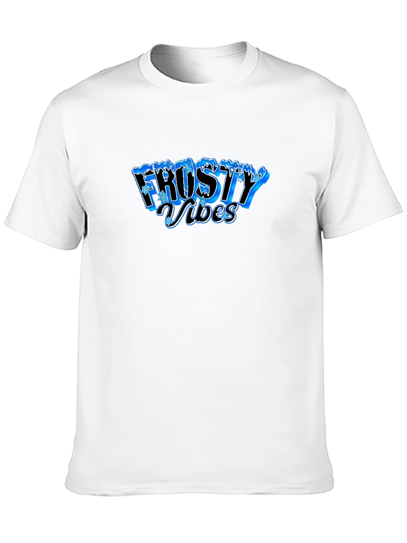 Frosty Vibes Black T-Shirt