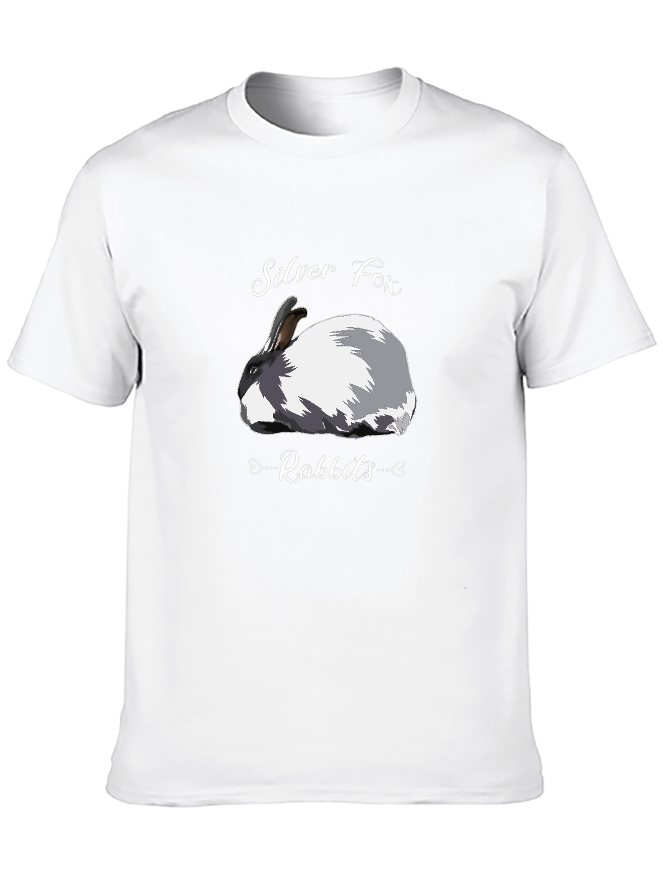 Silver Fox Rabbits Graphic T-Shirt