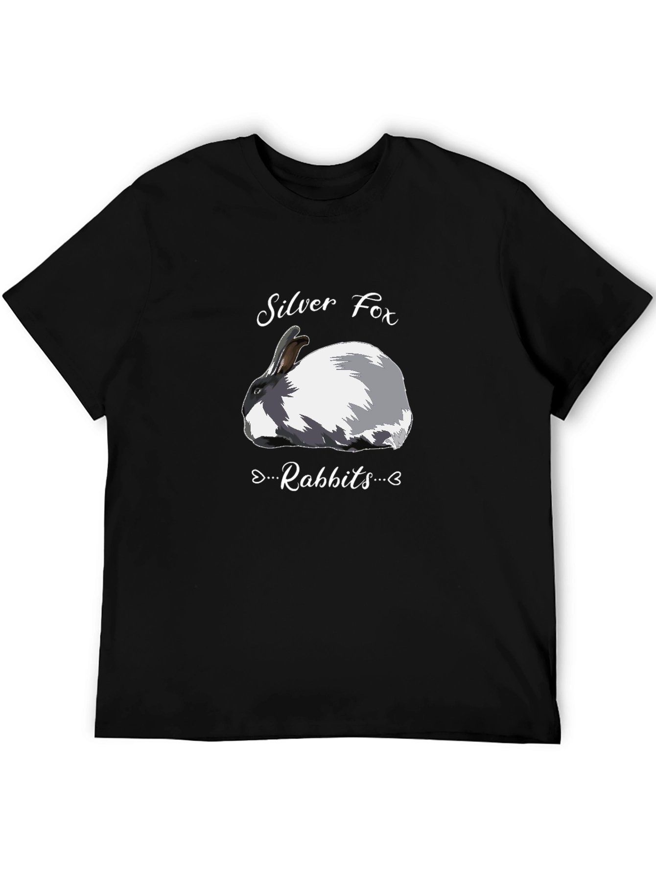 Silver Fox Rabbits Graphic T-Shirt