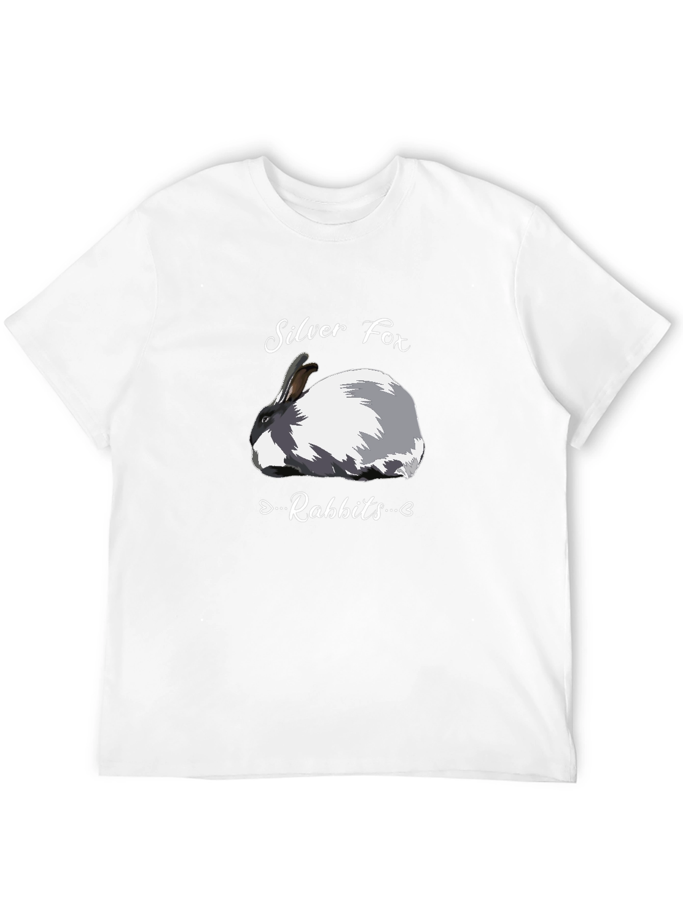 Silver Fox Rabbits Graphic T-Shirt