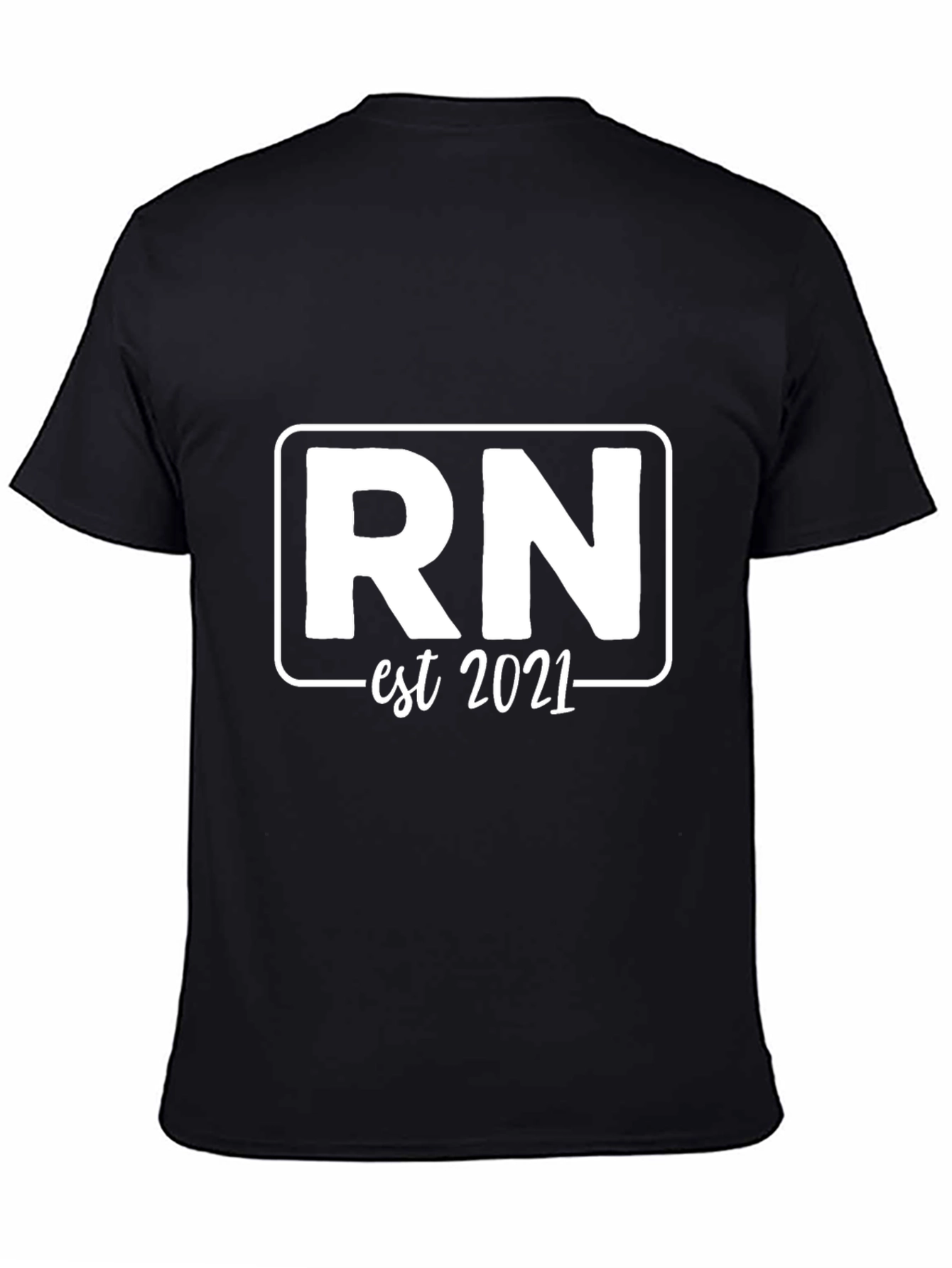RN Est 2021 T-Shirt Registered Nurse Shirt