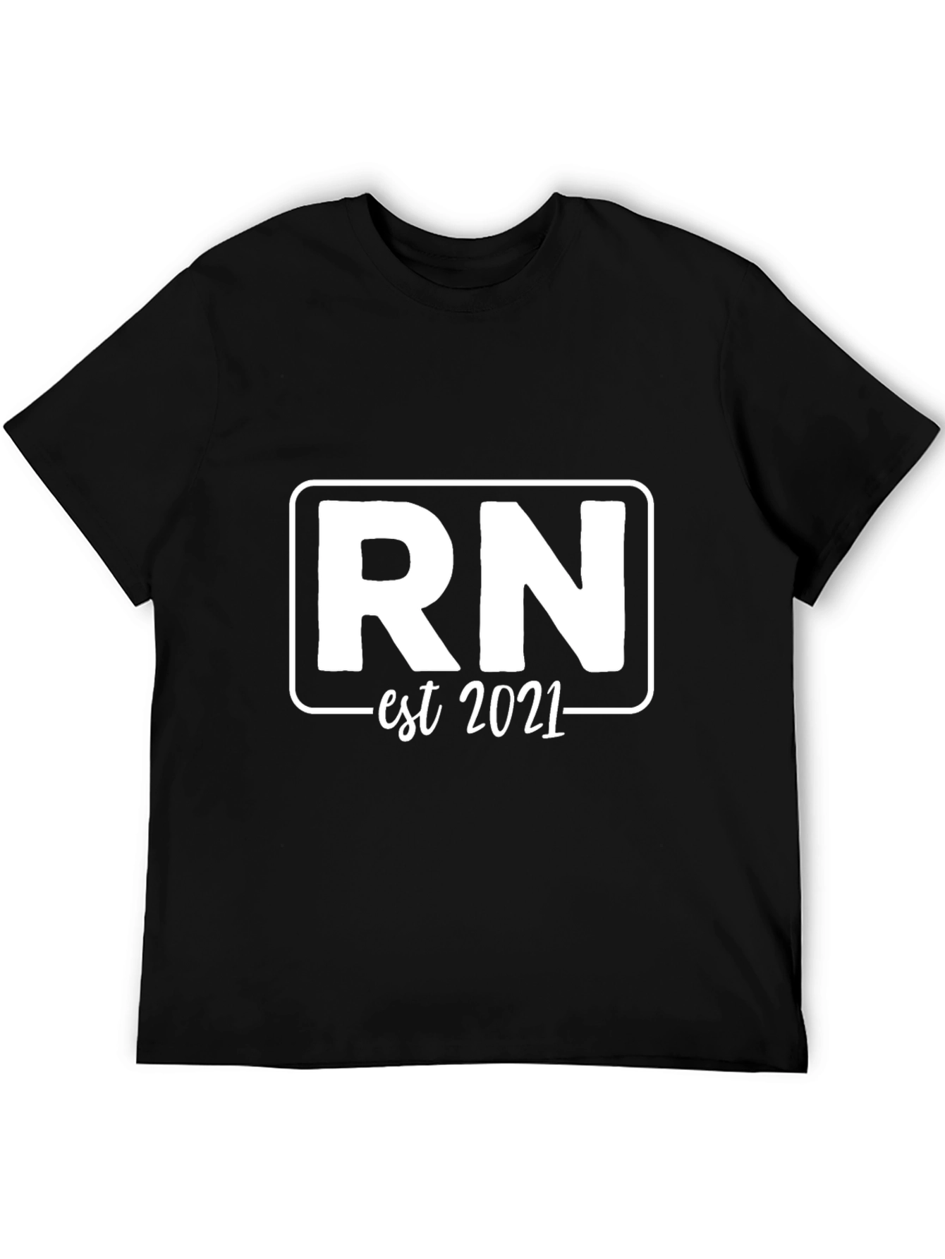 RN Est 2021 T-Shirt Registered Nurse Shirt