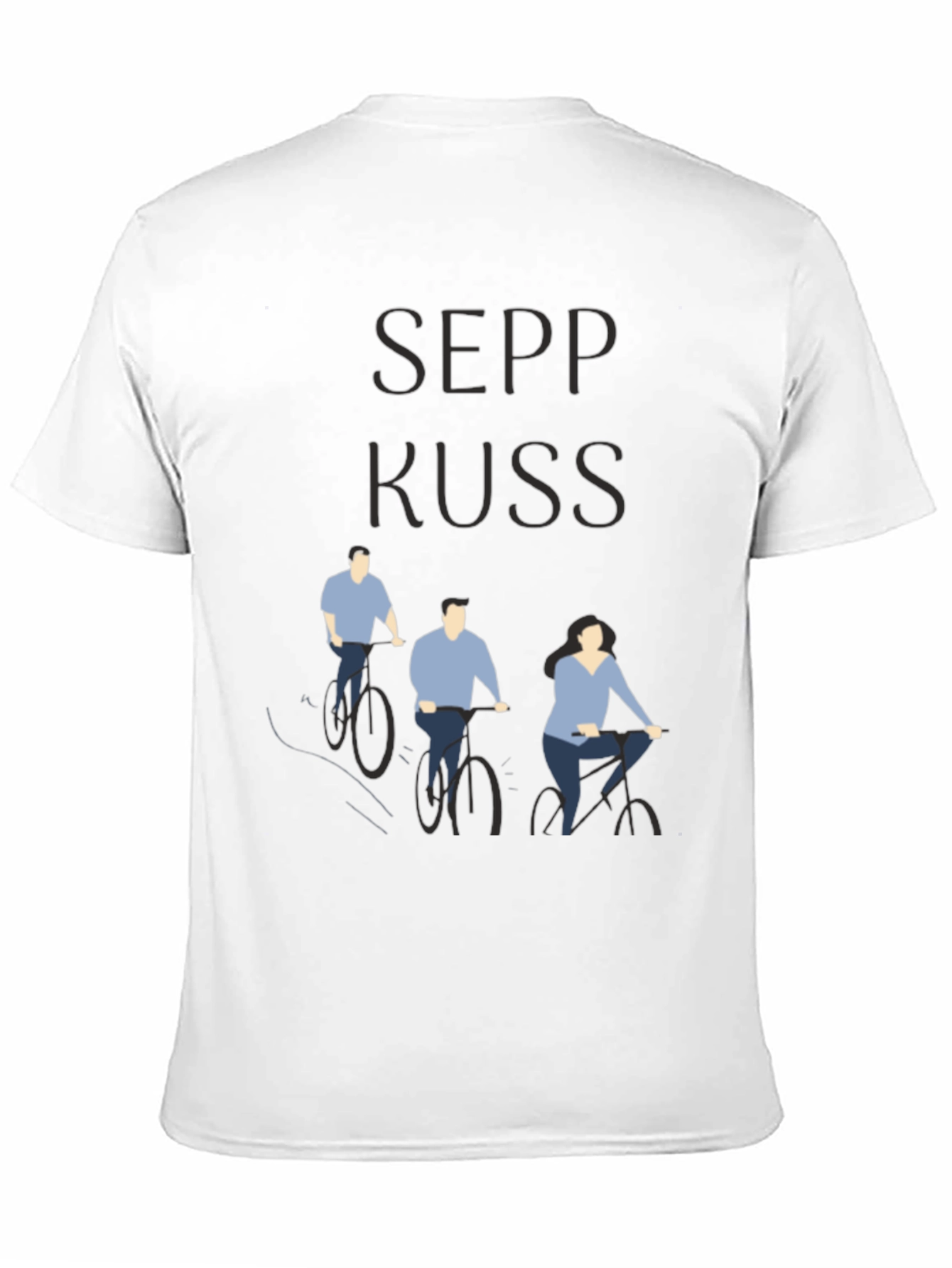 Sepp Kuss Cycling Tee - Black Cotton Graphic T-Shirt
