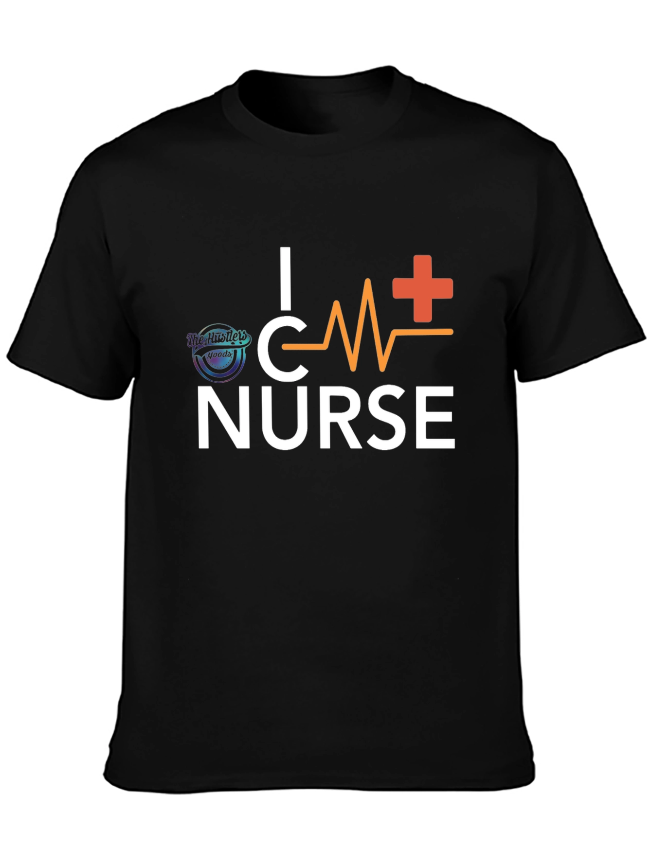 I Heart Nurse Black T-Shirt