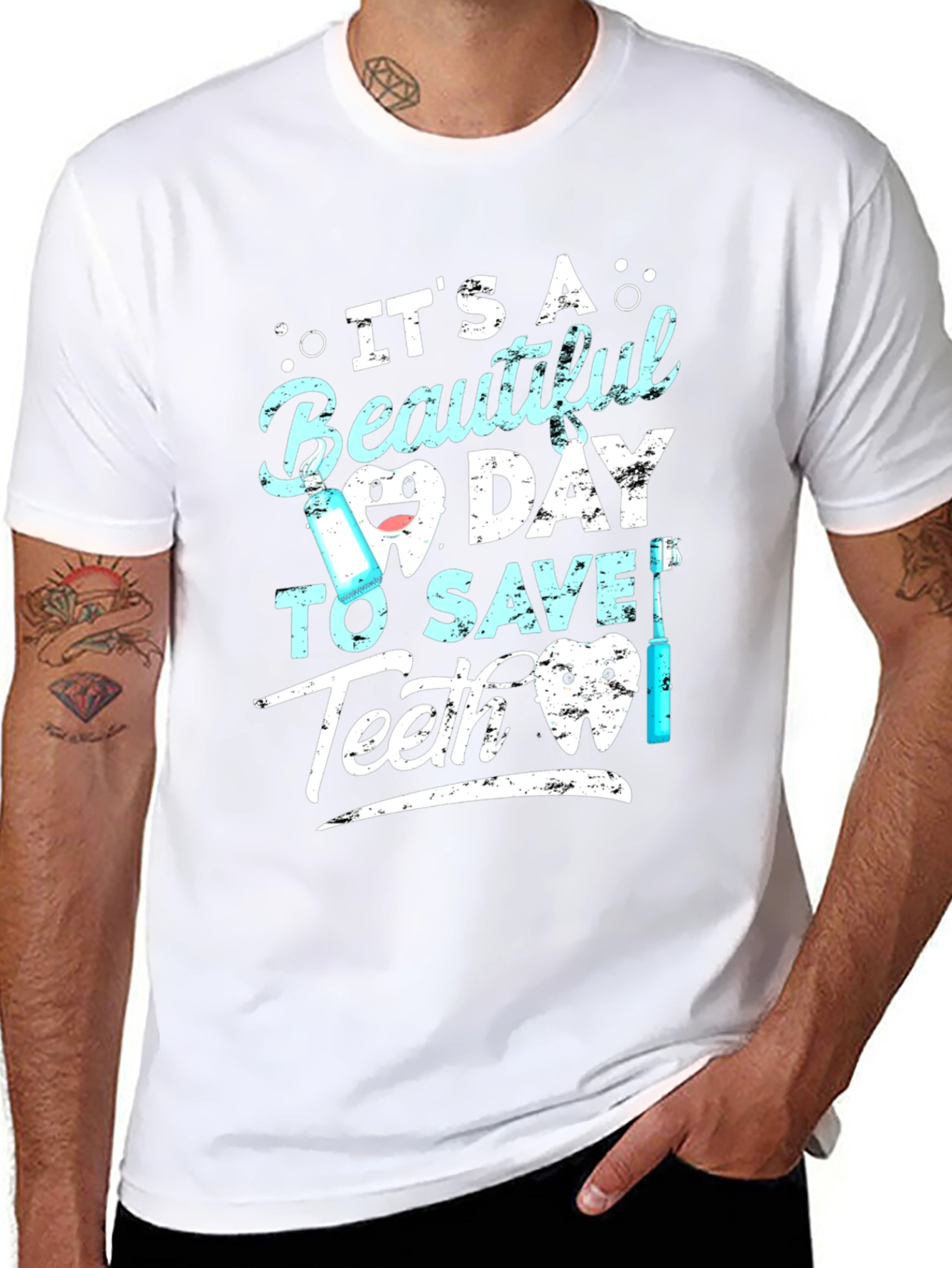 Beautiful Day to Save Teeth Graphic Tee