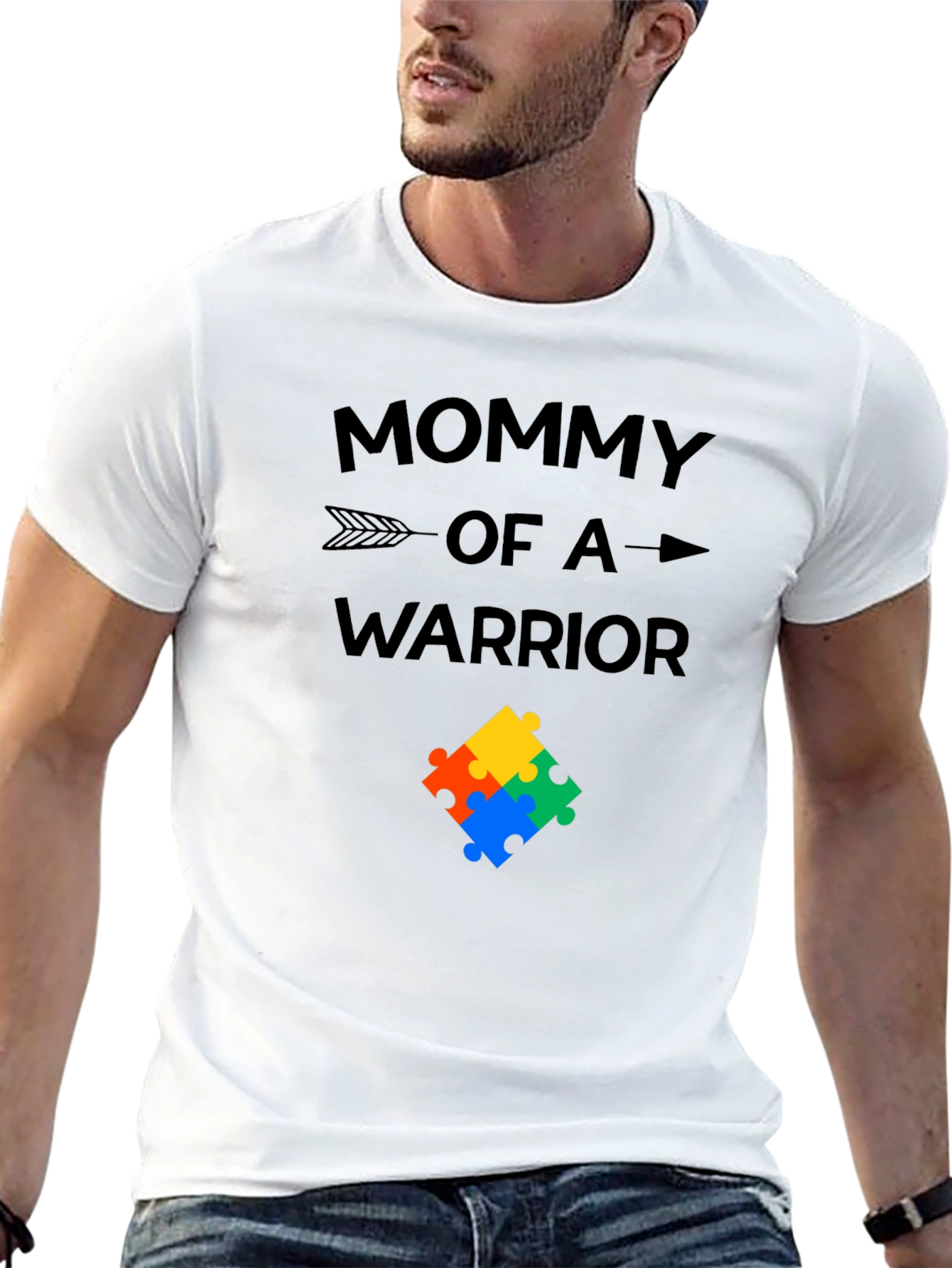 Mommy of a Warrior Autism Awareness T-Shirt