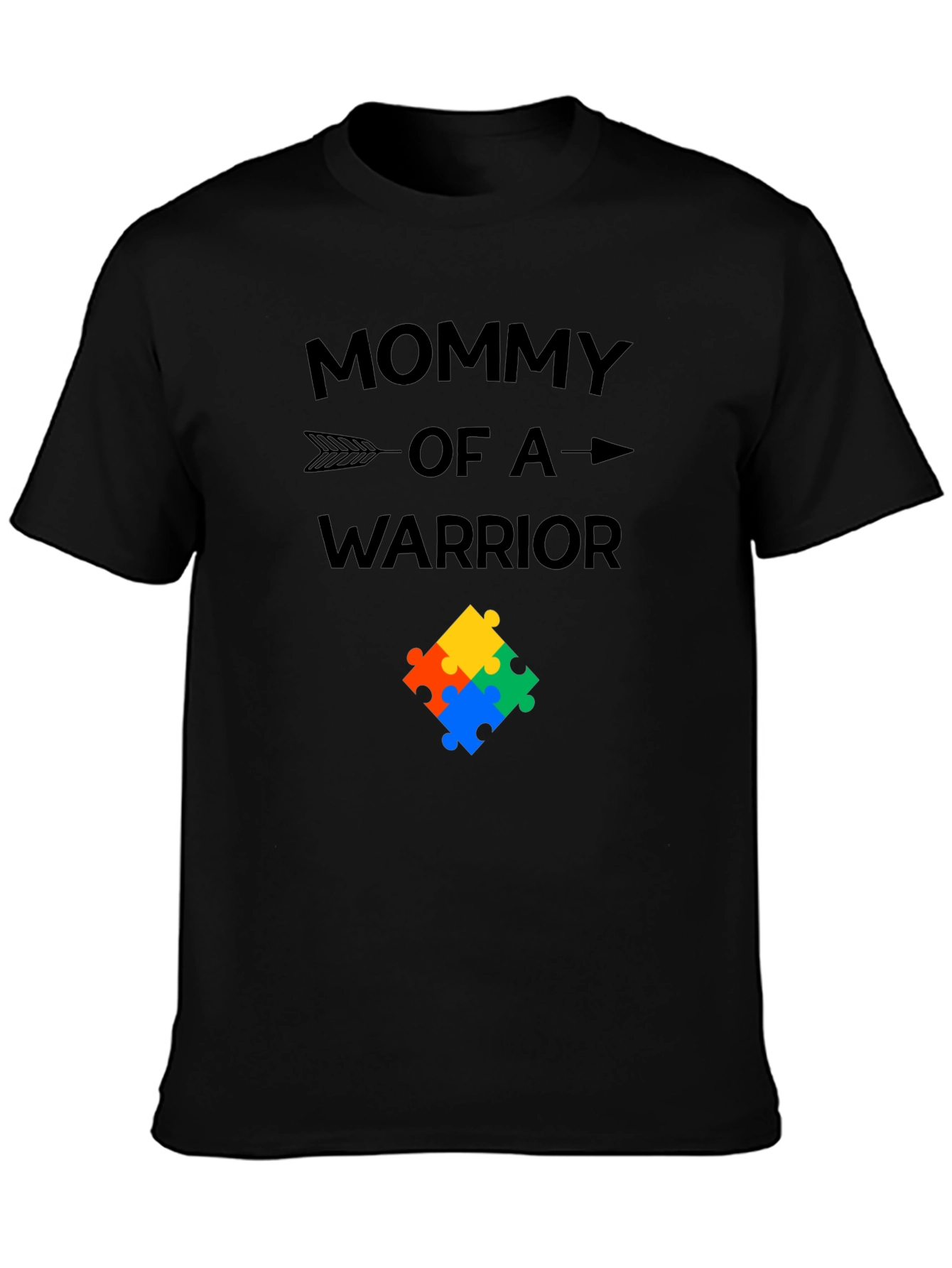 Mommy of a Warrior Autism Awareness T-Shirt
