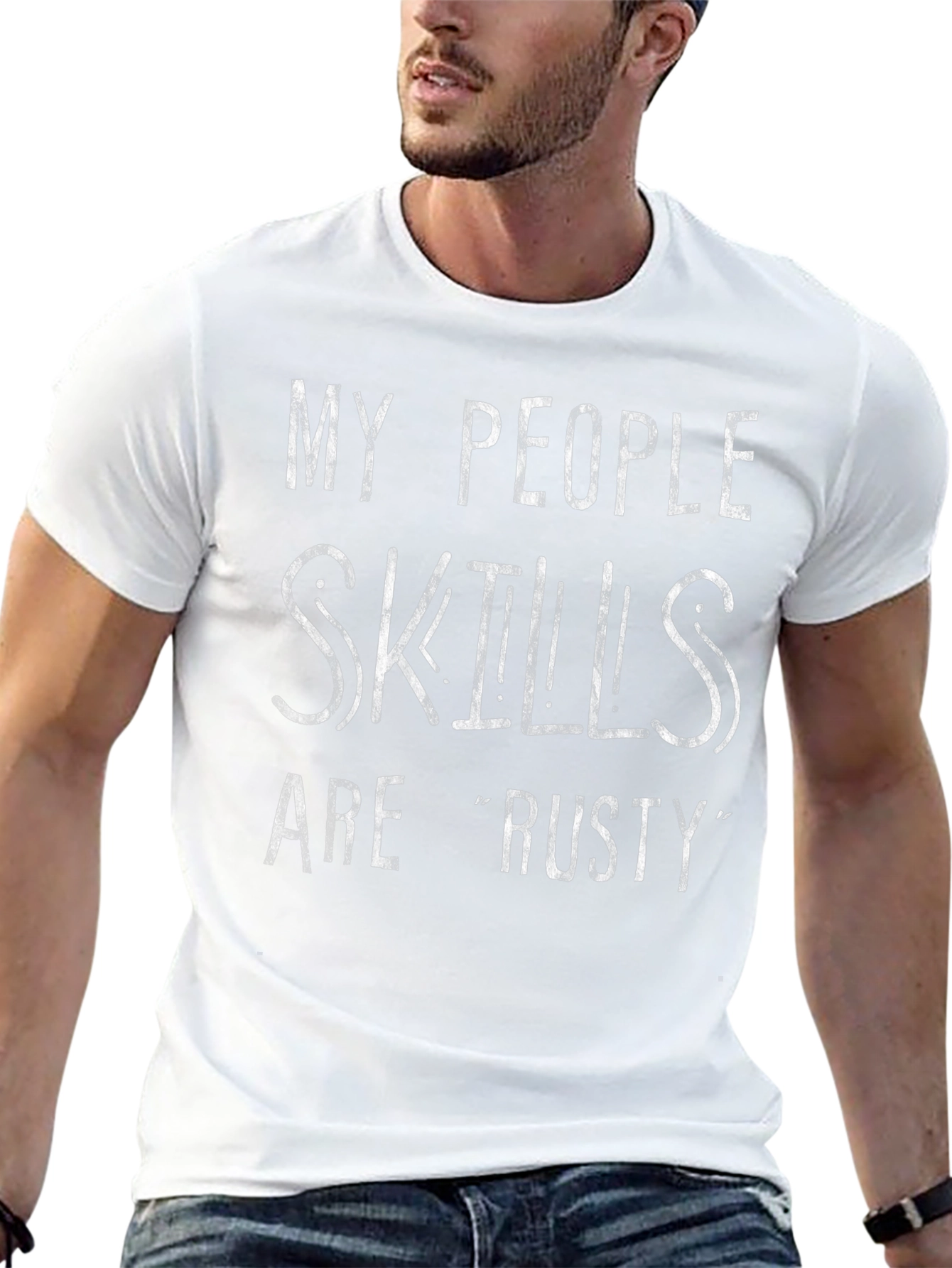 Funny My People Skills Are Rusty Graphic Tee