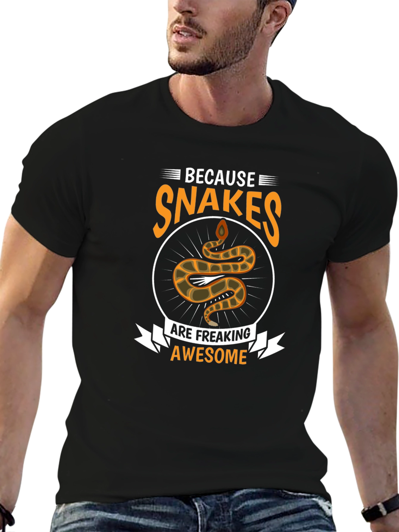 Snakes Are Awesome Graphic T-Shirt