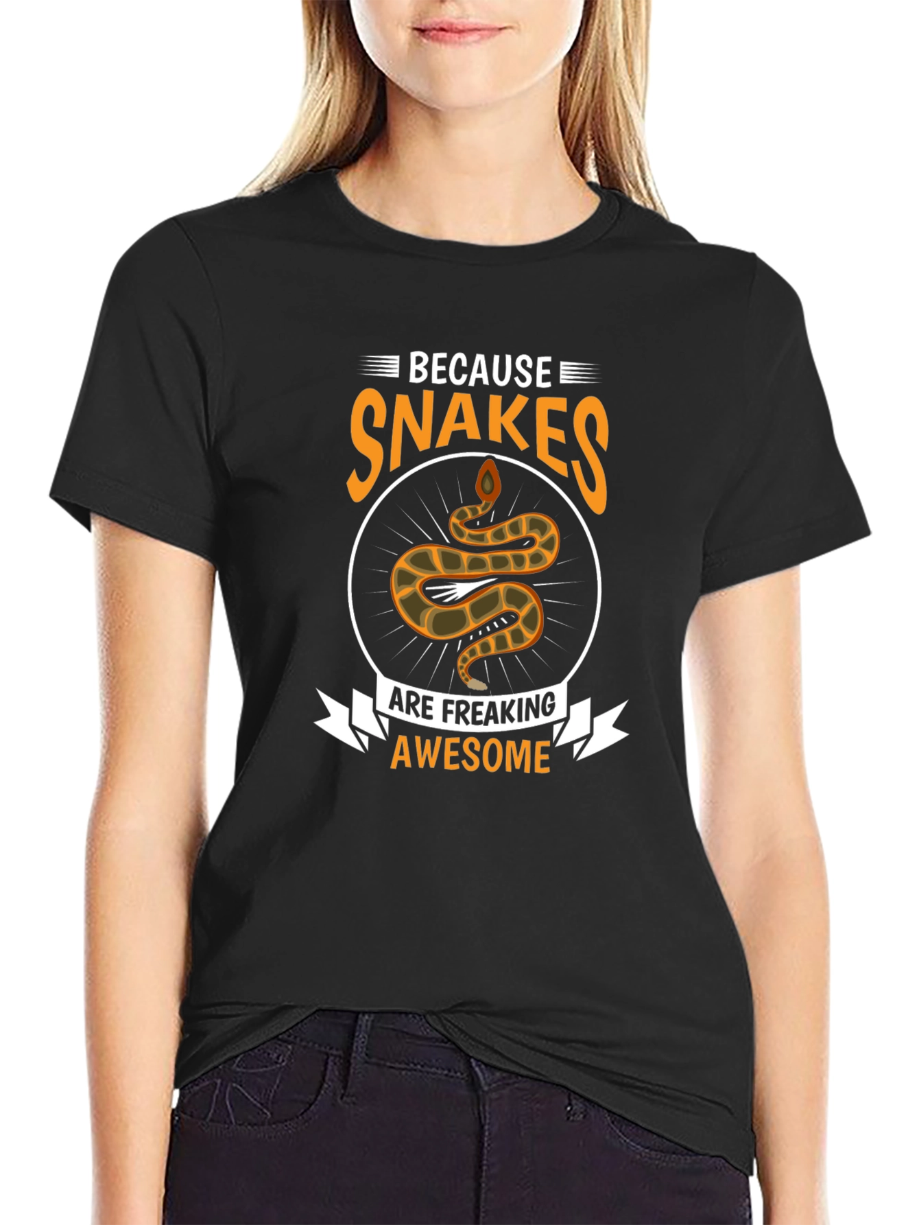 Snakes Are Awesome Graphic T-Shirt