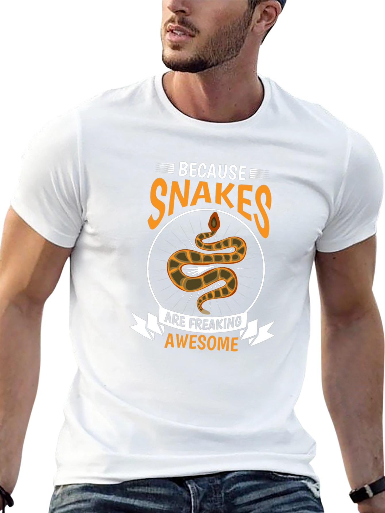 Snakes Are Awesome Graphic T-Shirt