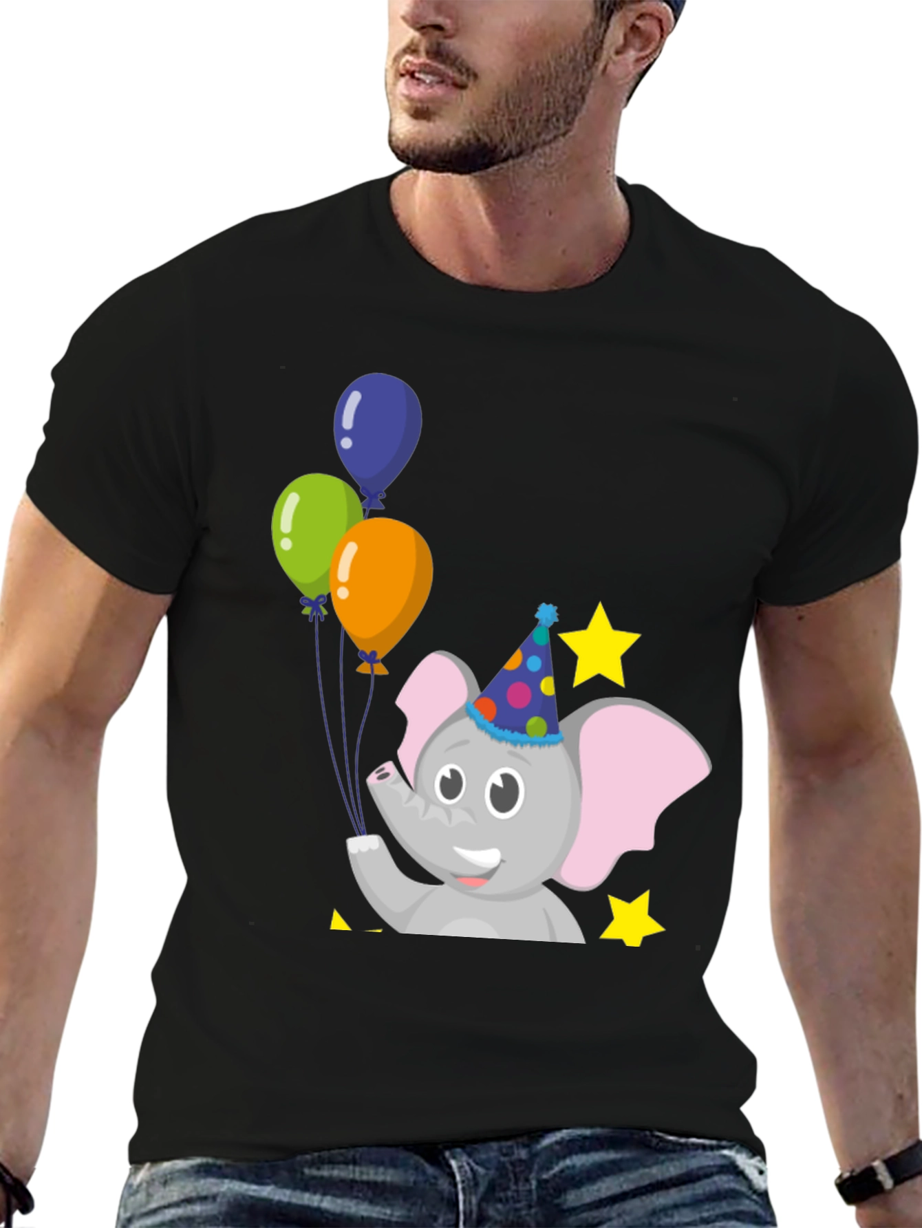 Cute Elephant Birthday T-Shirt