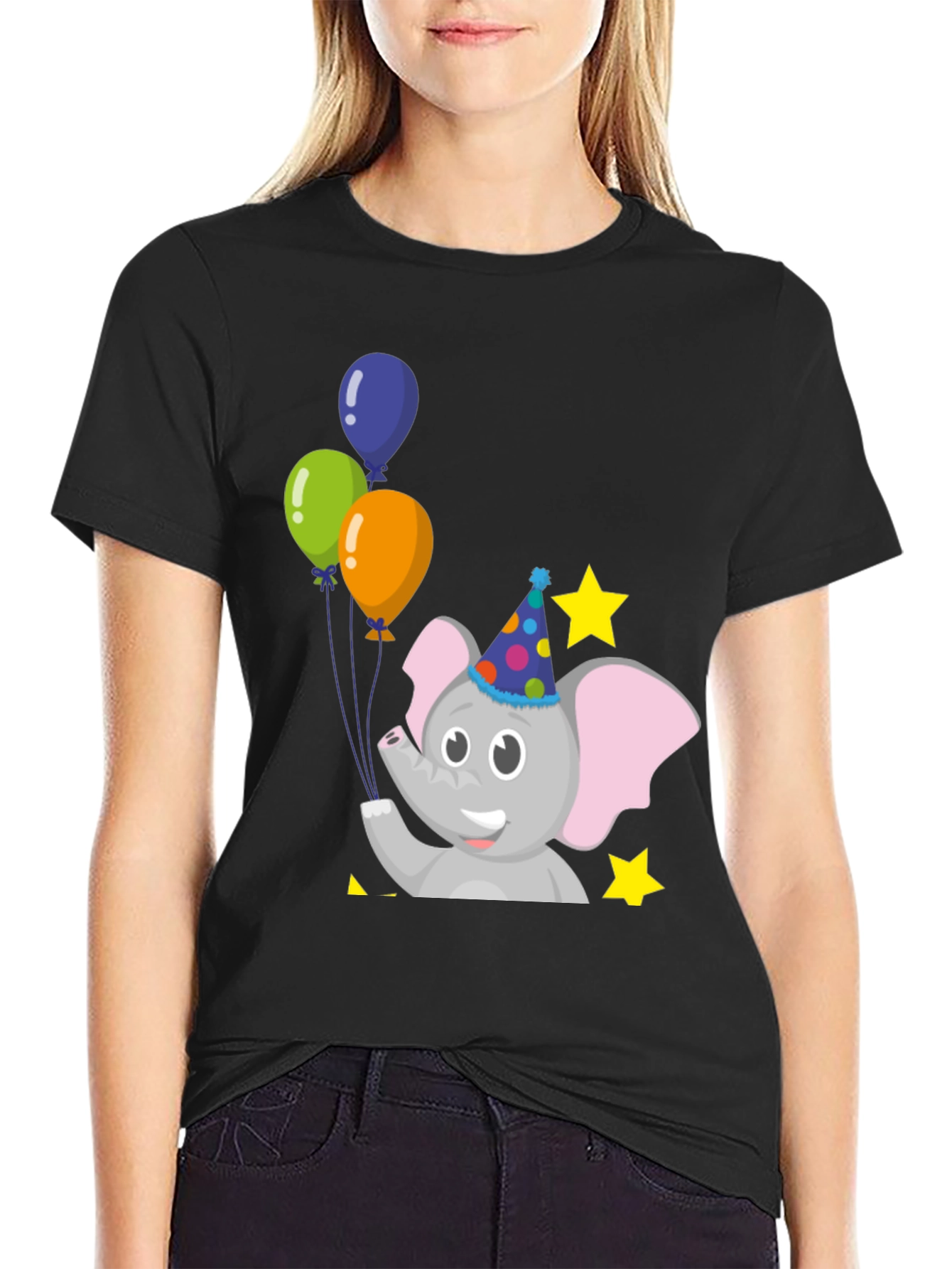 Cute Elephant Birthday T-Shirt