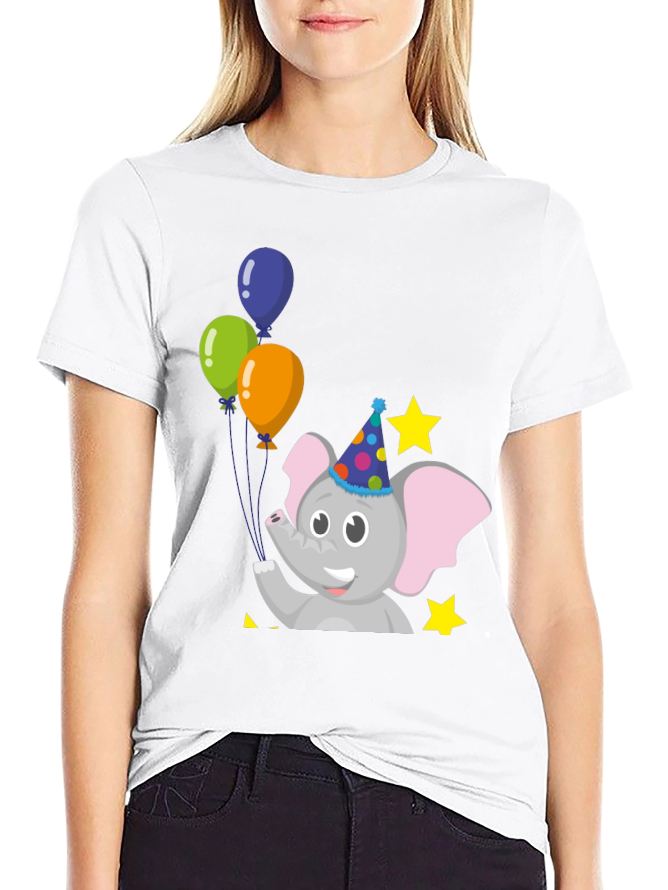 Cute Elephant Birthday T-Shirt