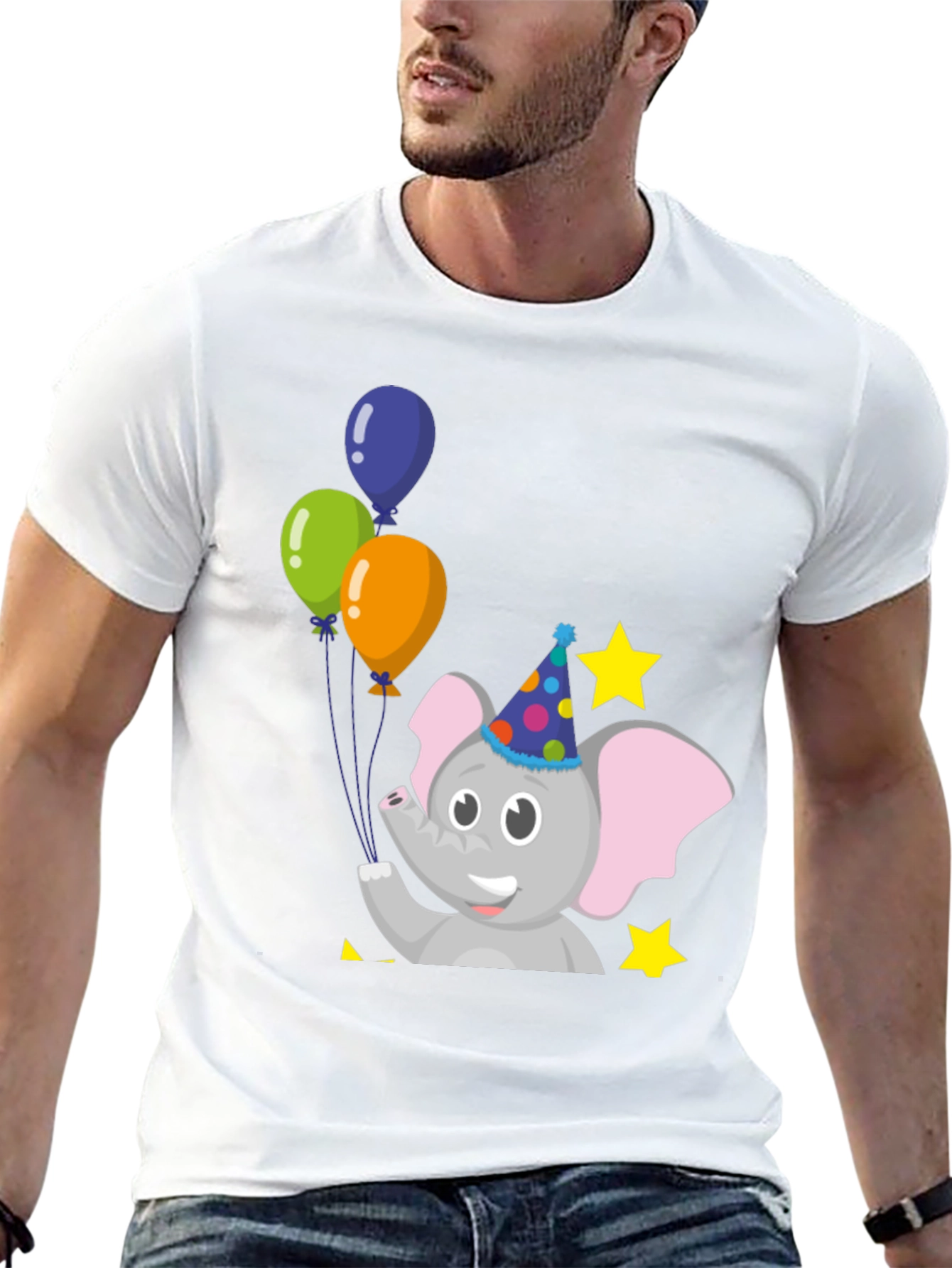 Cute Elephant Birthday T-Shirt