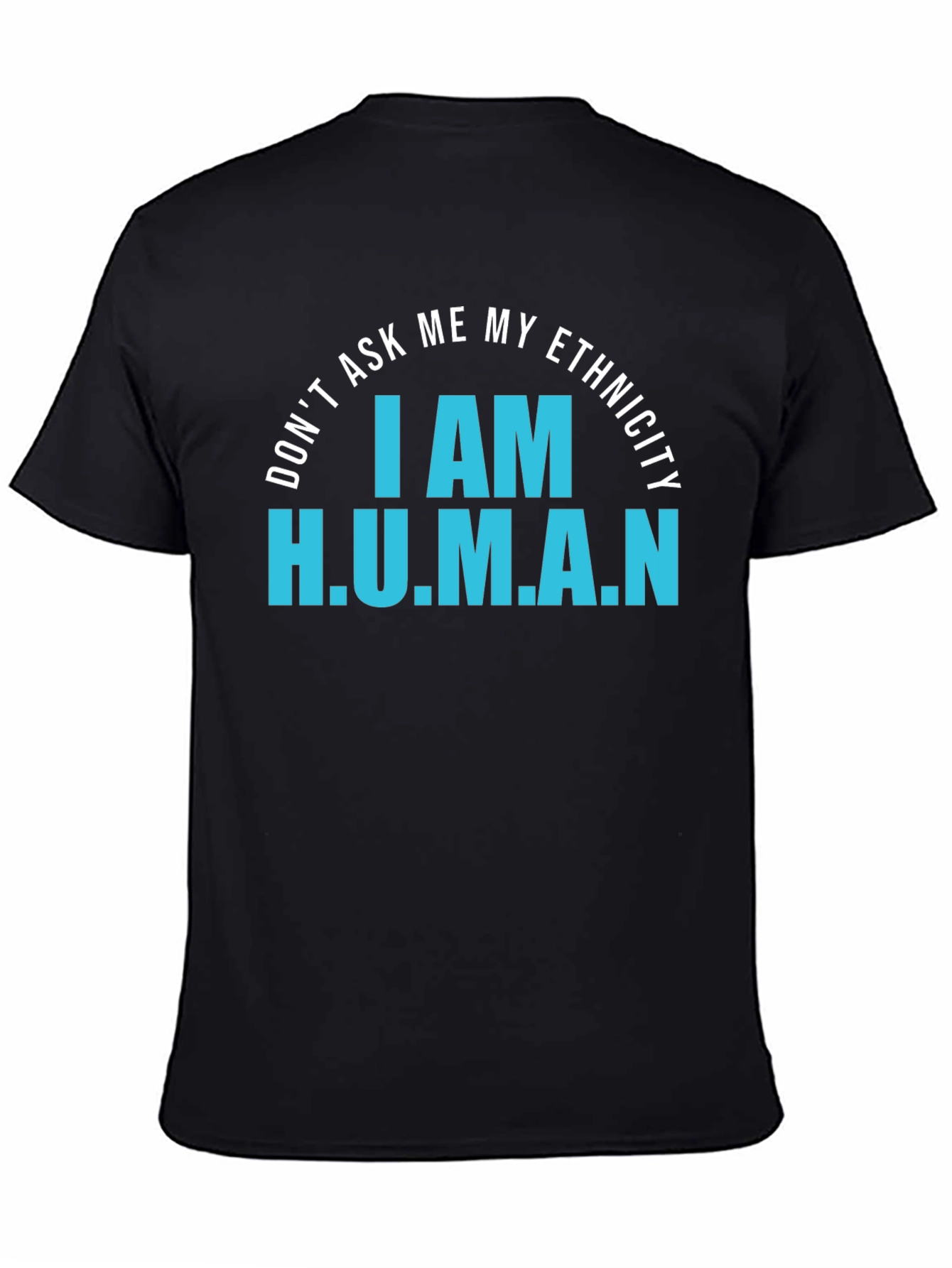 I AM H.U.M.A.N. Graphic Tee - Black