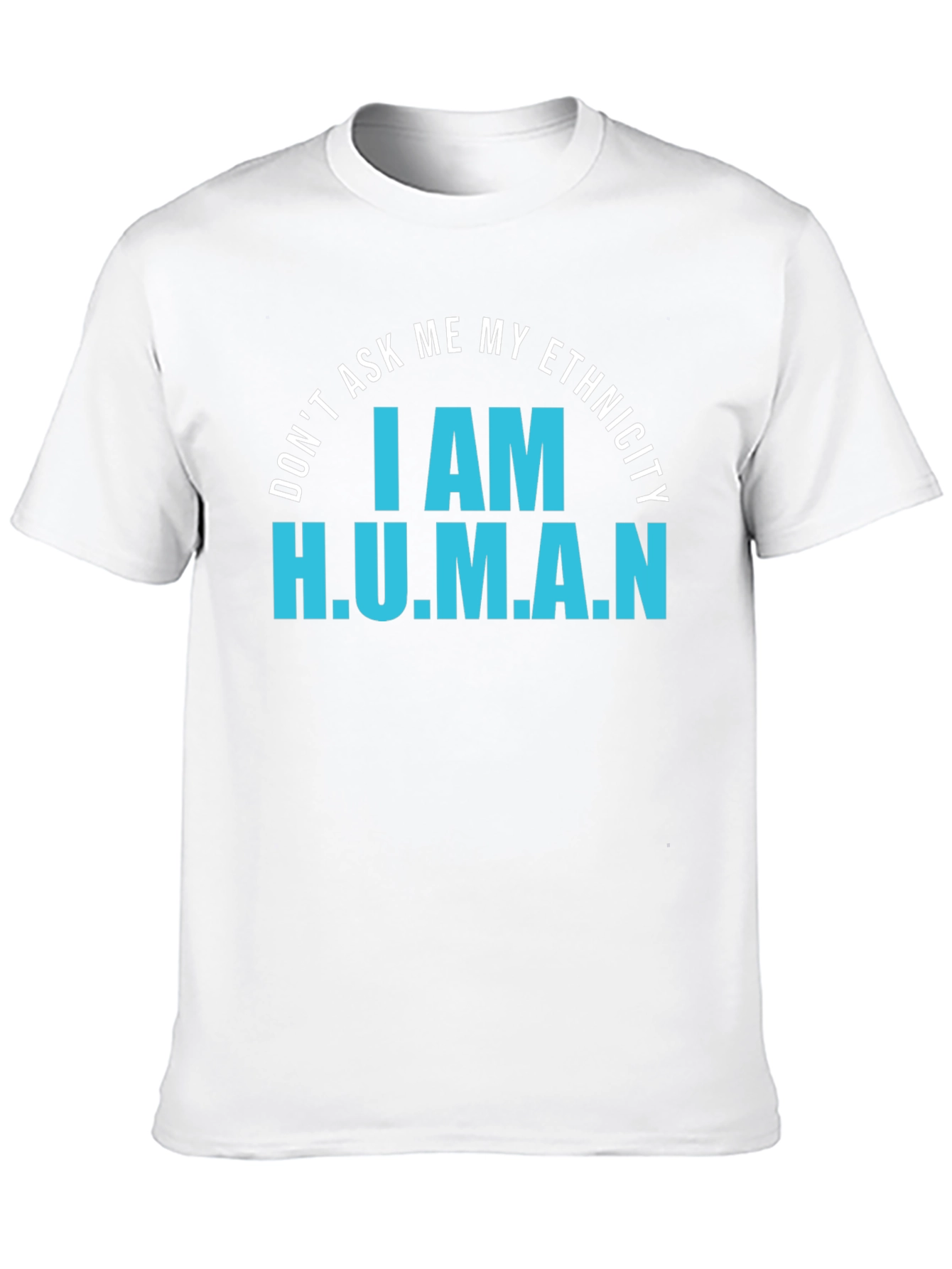I AM H.U.M.A.N. Graphic Tee - Black