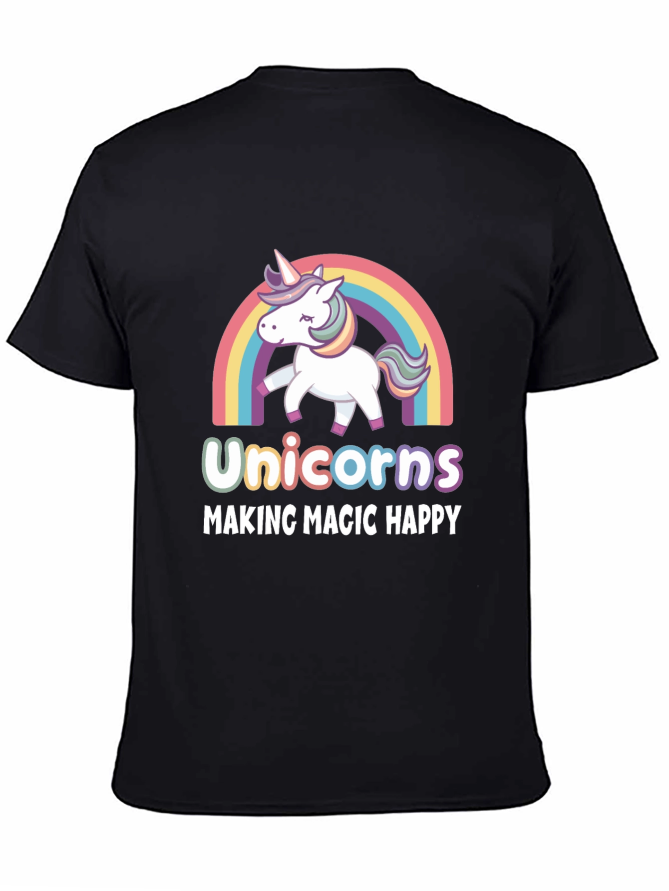 Unicorns Making Magic Happy T-Shirt