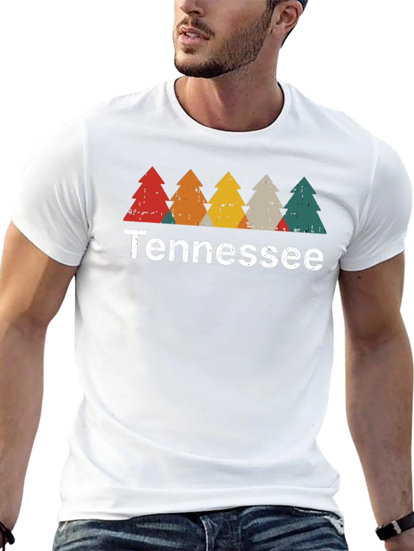 Tennessee Trees Graphic Tee - Retro Style