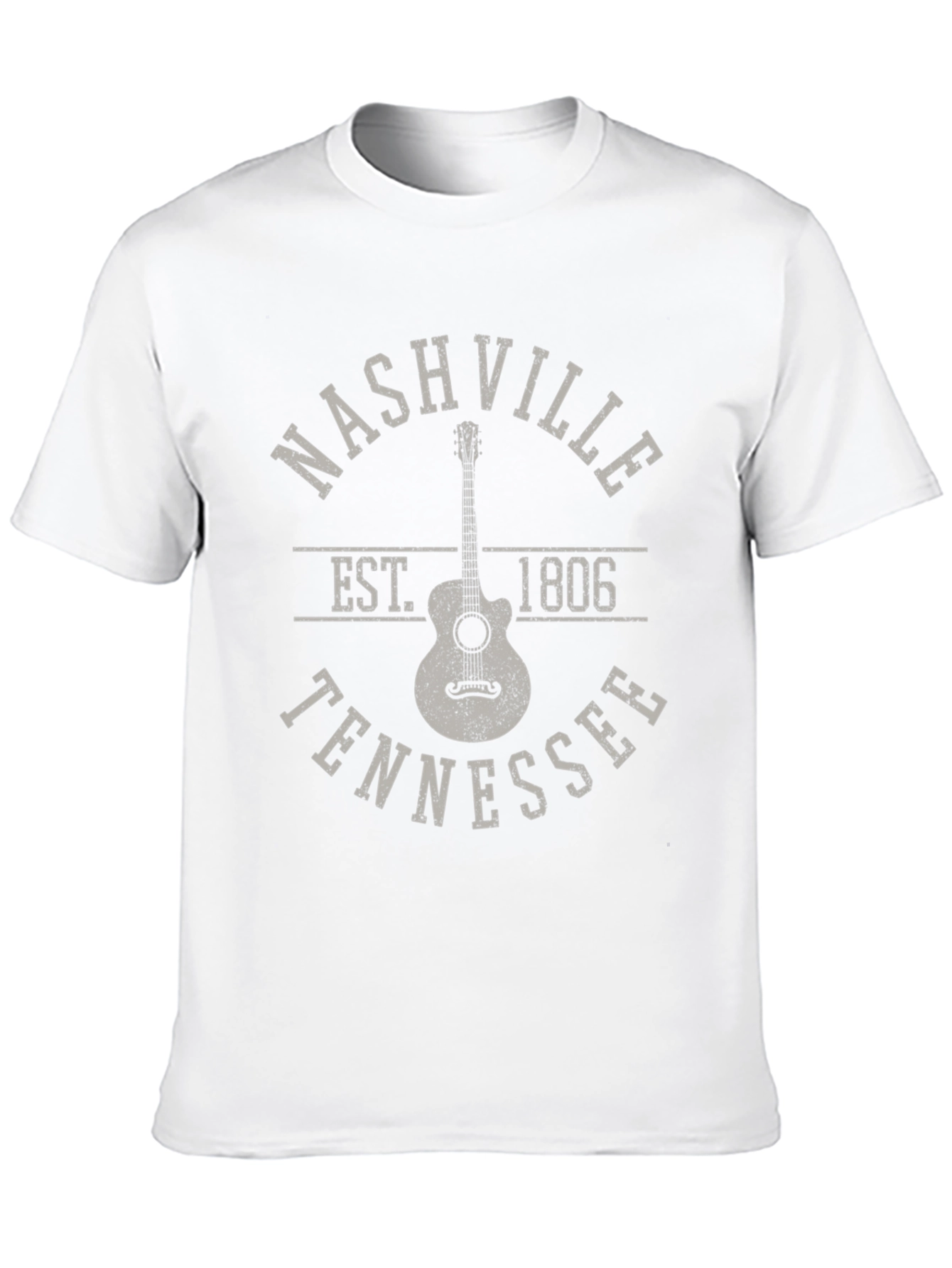 Nashville Tennessee Guitar Graphic T-Shirt