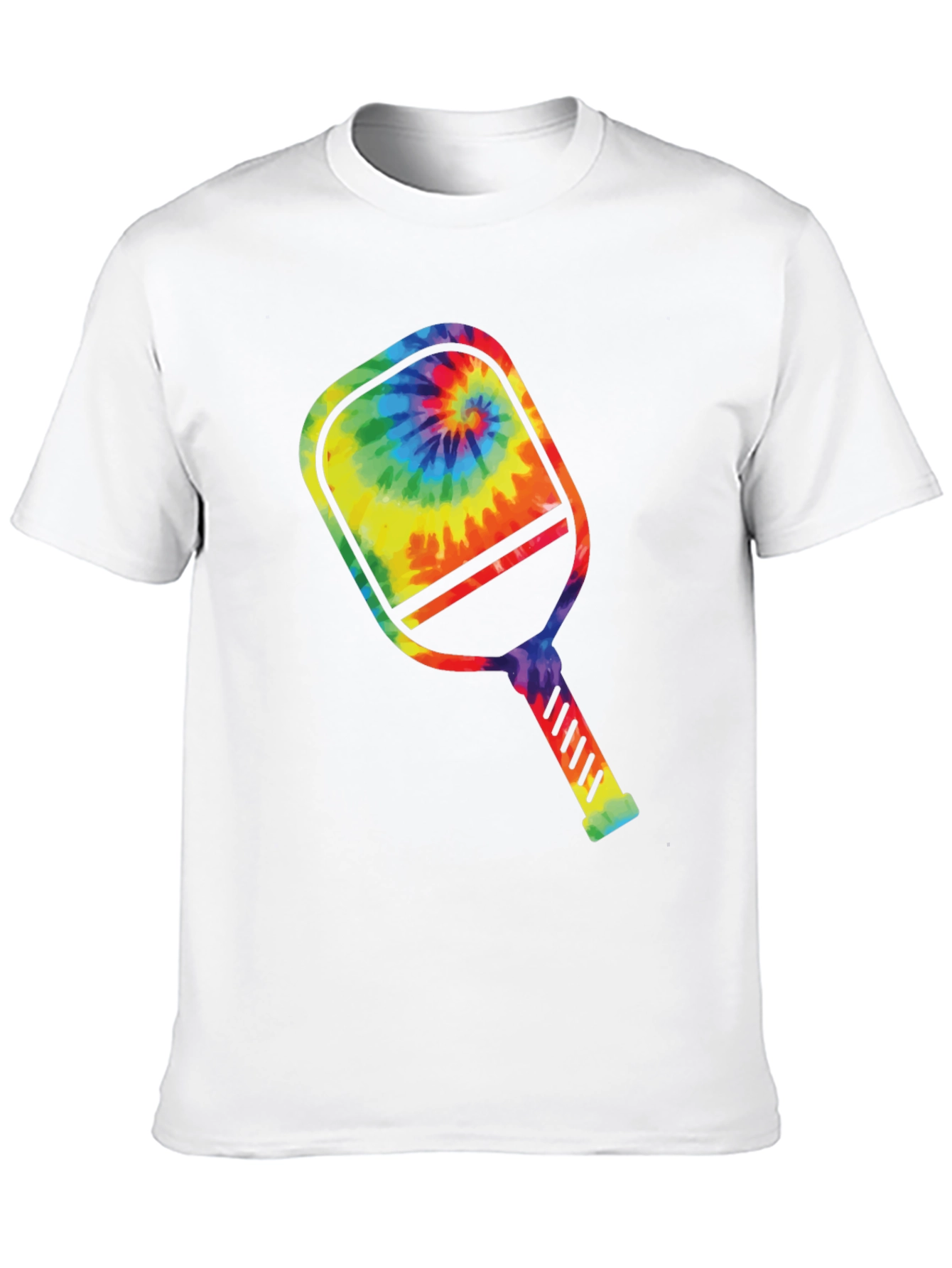 Tie Dye Pickleball Paddle Graphic Tee