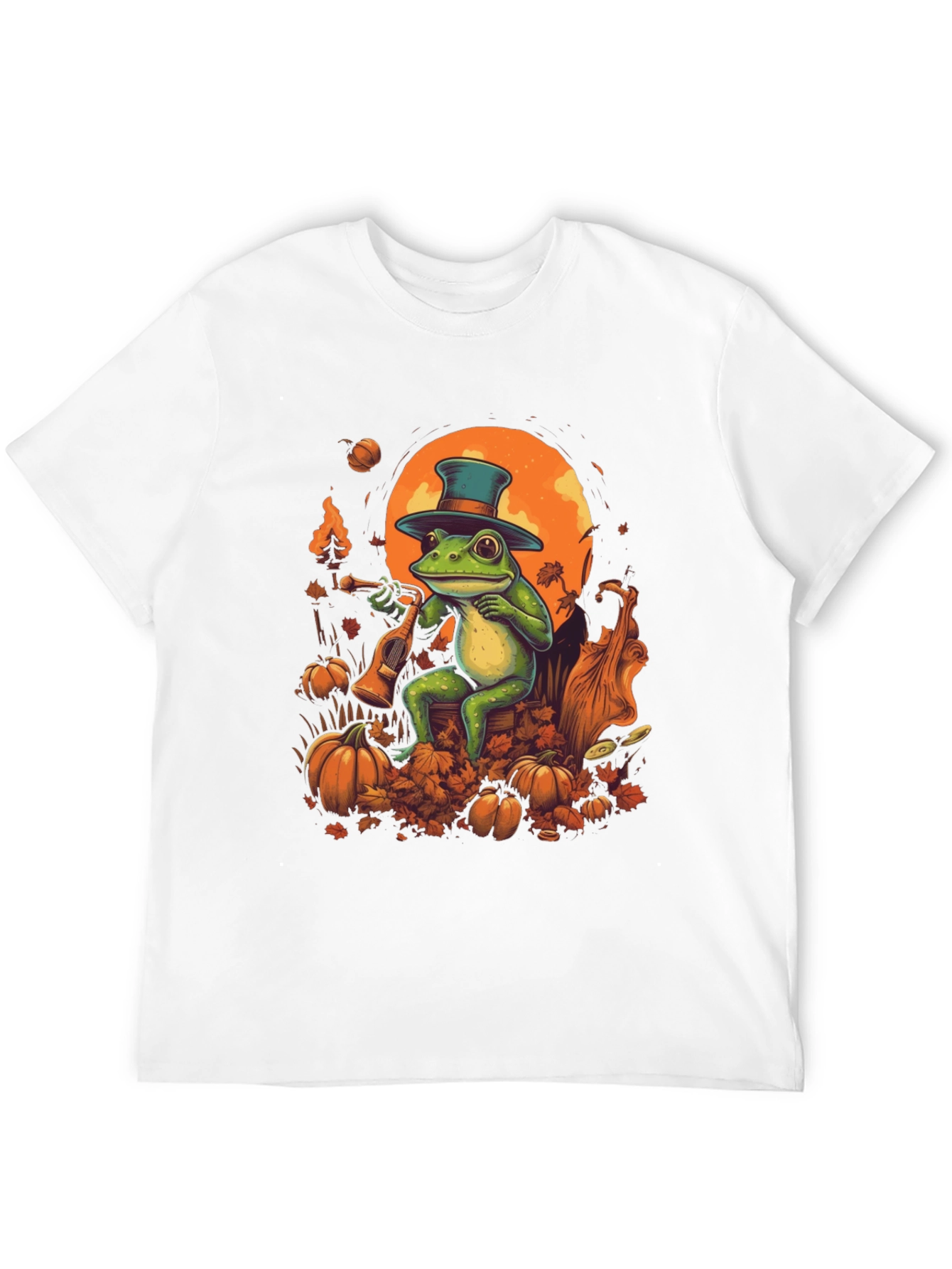 Frog Musician Halloween T-Shirt