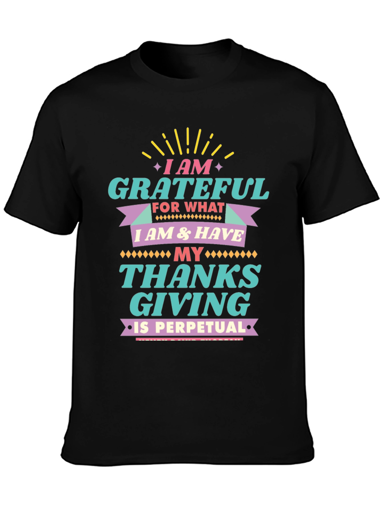 Grateful Thanksgiving T-Shirt - Stylish Holiday Apparel