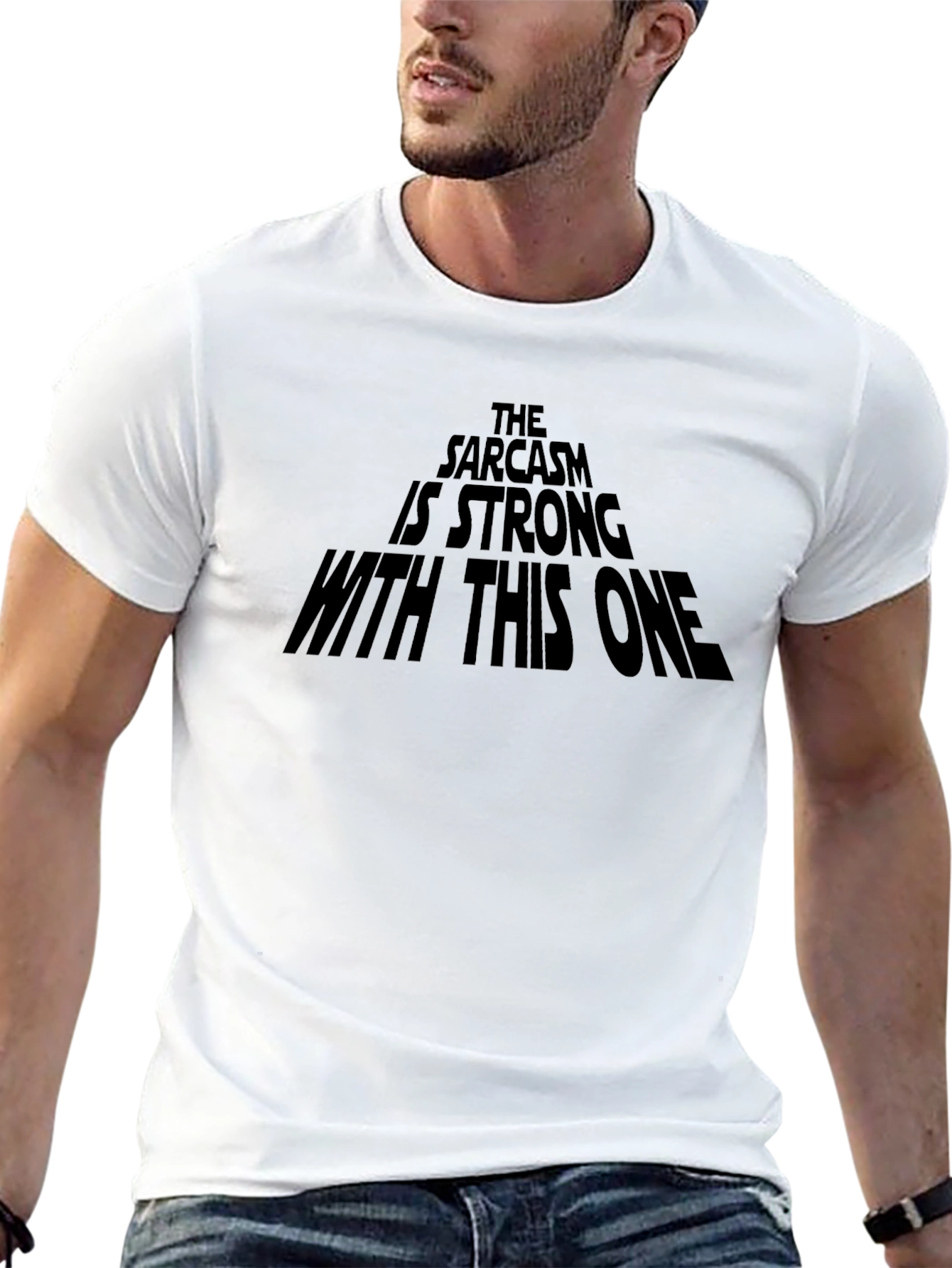 Sarcasm Strong T-Shirt Funny Geek Tee