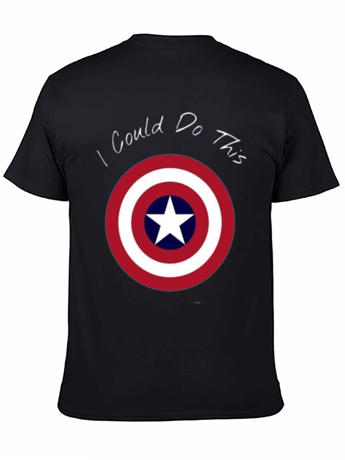 Captain America Shield T-Shirt - I Could Do This