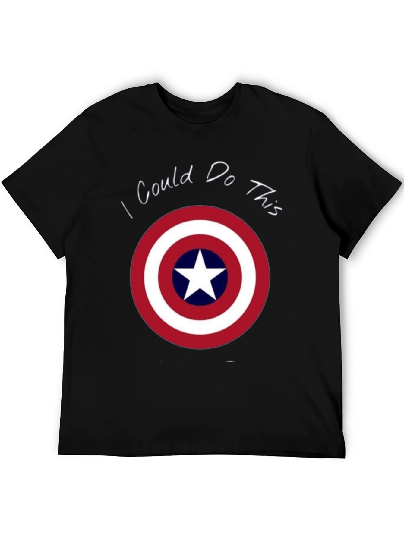 Captain America Shield T-Shirt - I Could Do This